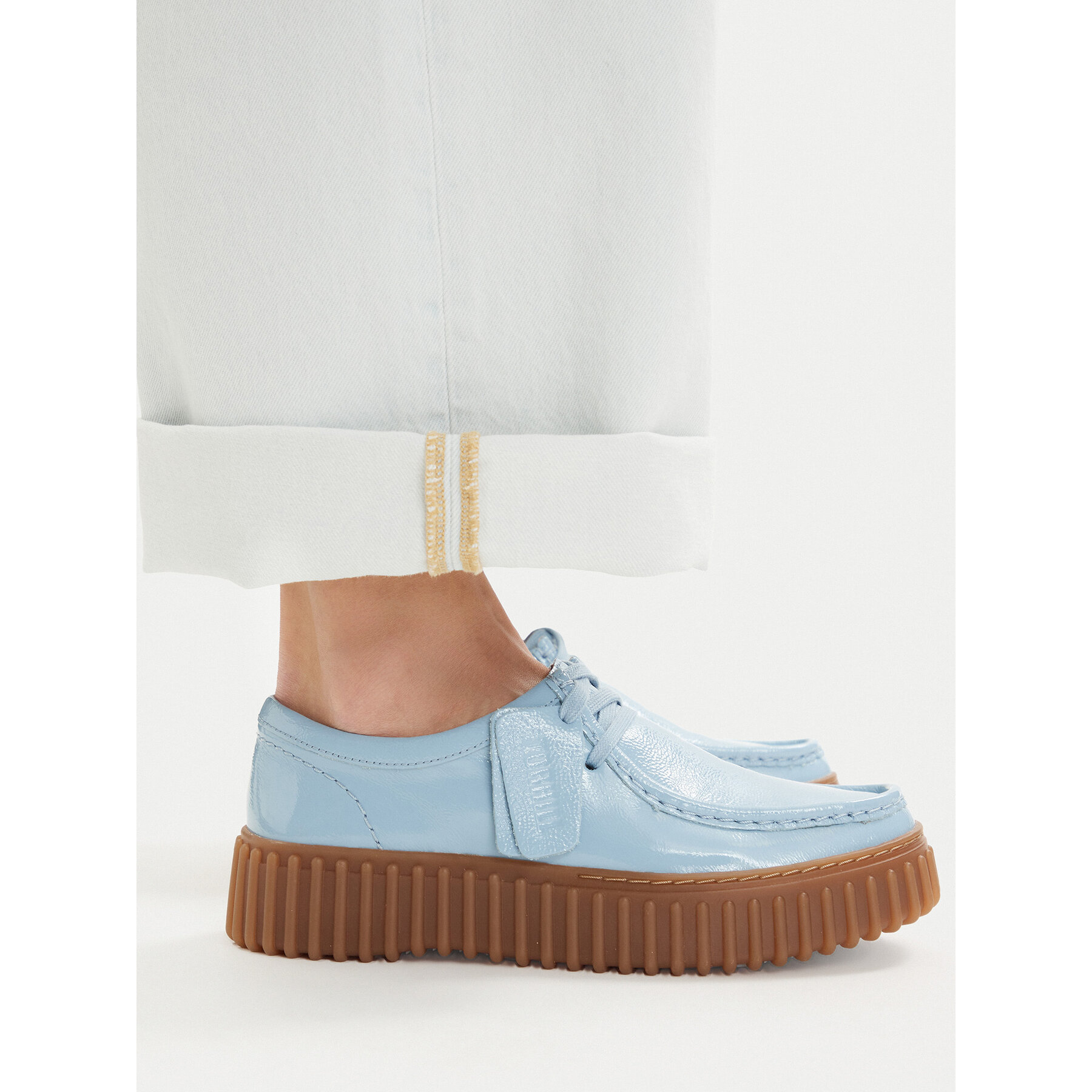 Poltopánky Clarks Torhill Bee 26186669 Modrá
