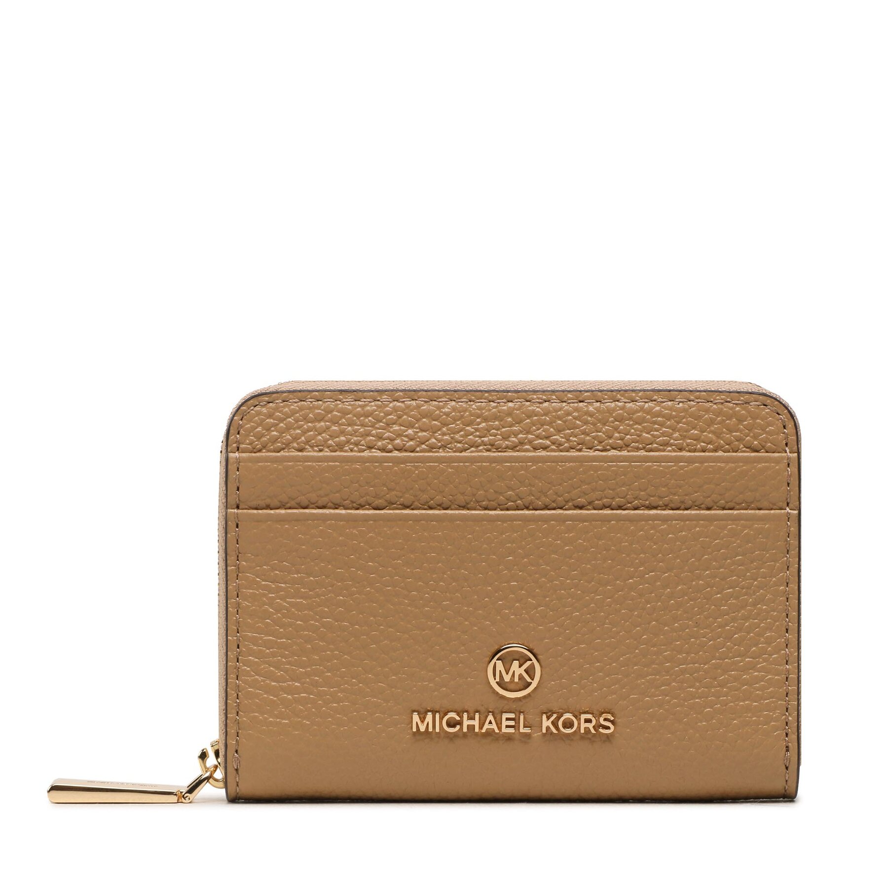 MICHAEL Michael Kors Jet Charm 34S1GT9Z1L Camel – Малък дамски портфейл