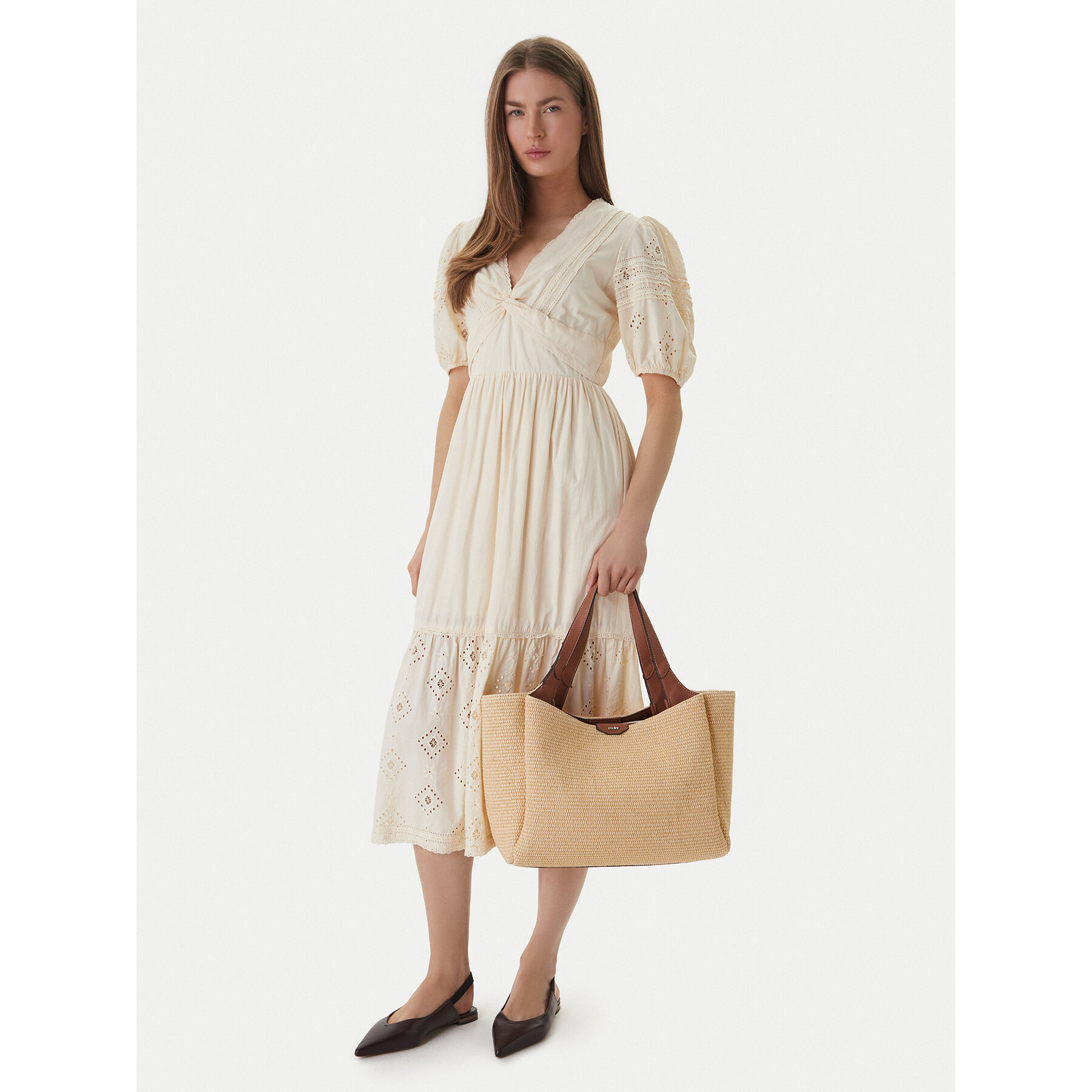 Borsetta DKNY Willa Tote R61AOG32 Beige