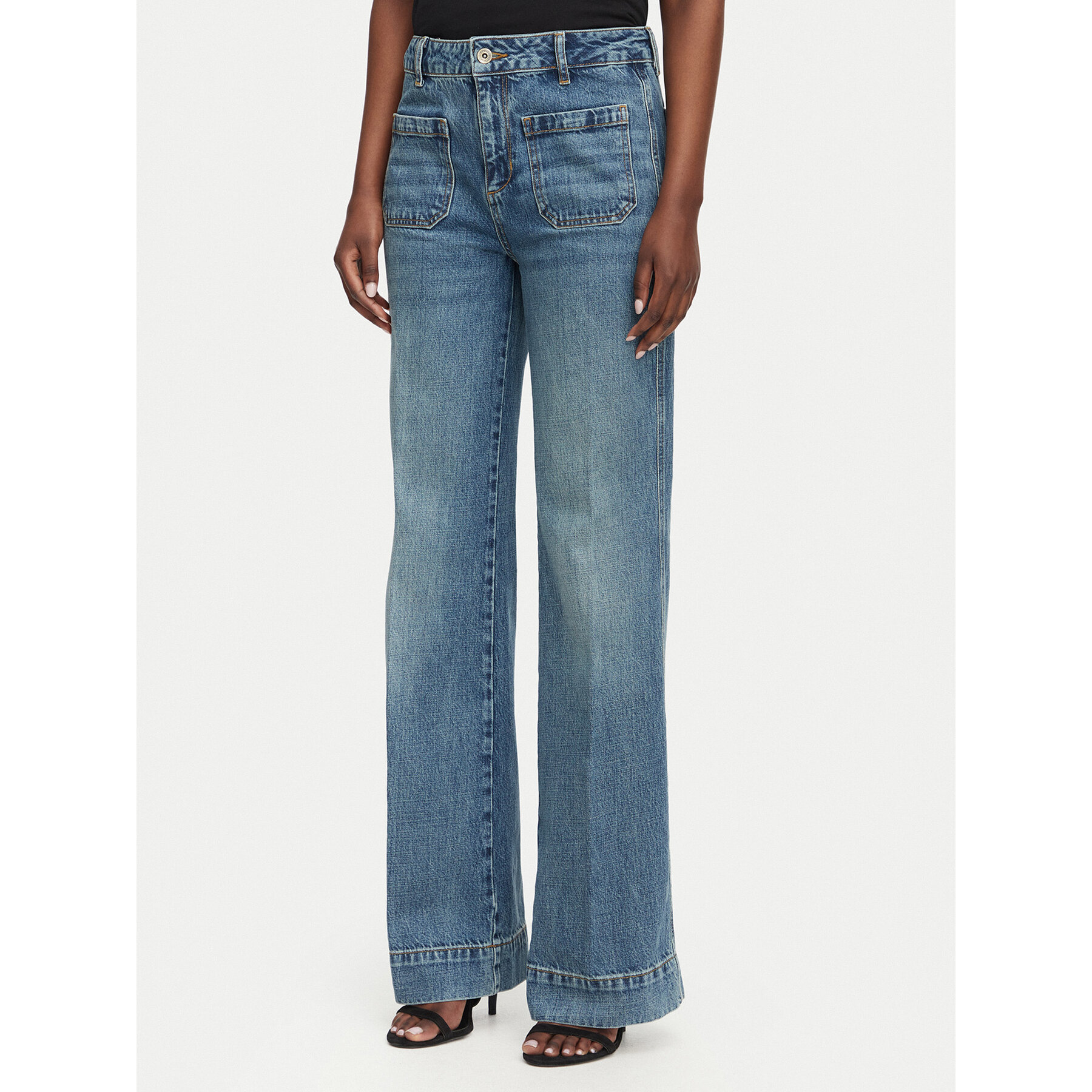 Liu Jo Jeans UF6196 D4854 Blau Flare Fit