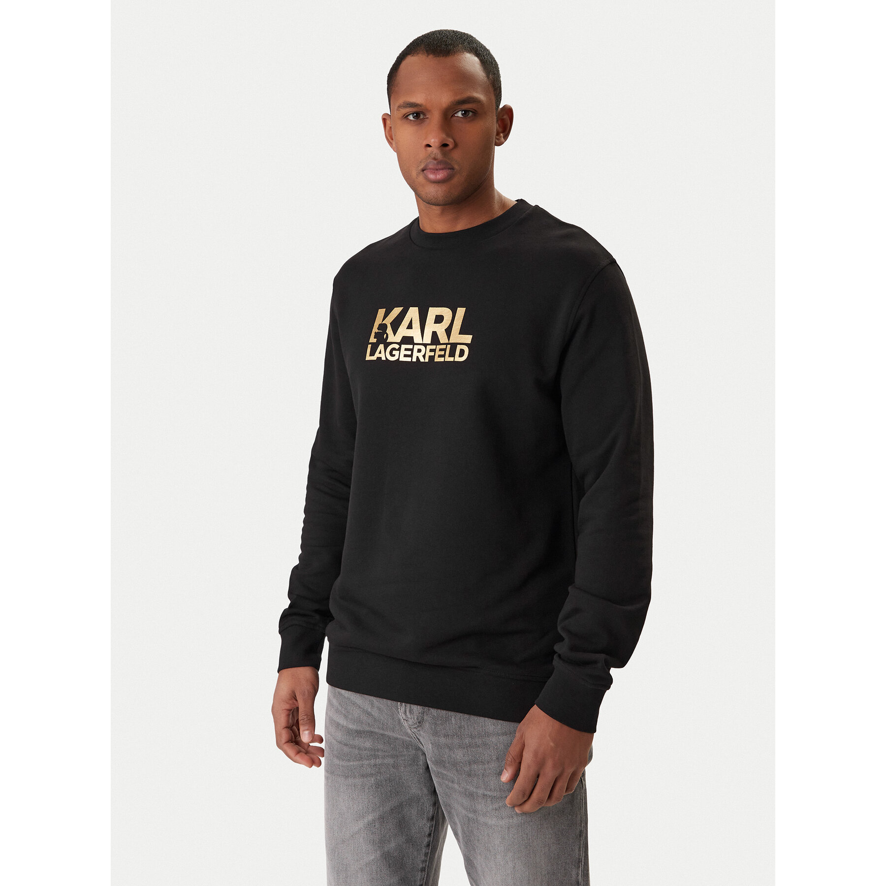 KARL LAGERFELD Sweatshirt 705780 500917 Schwarz Regular Fit