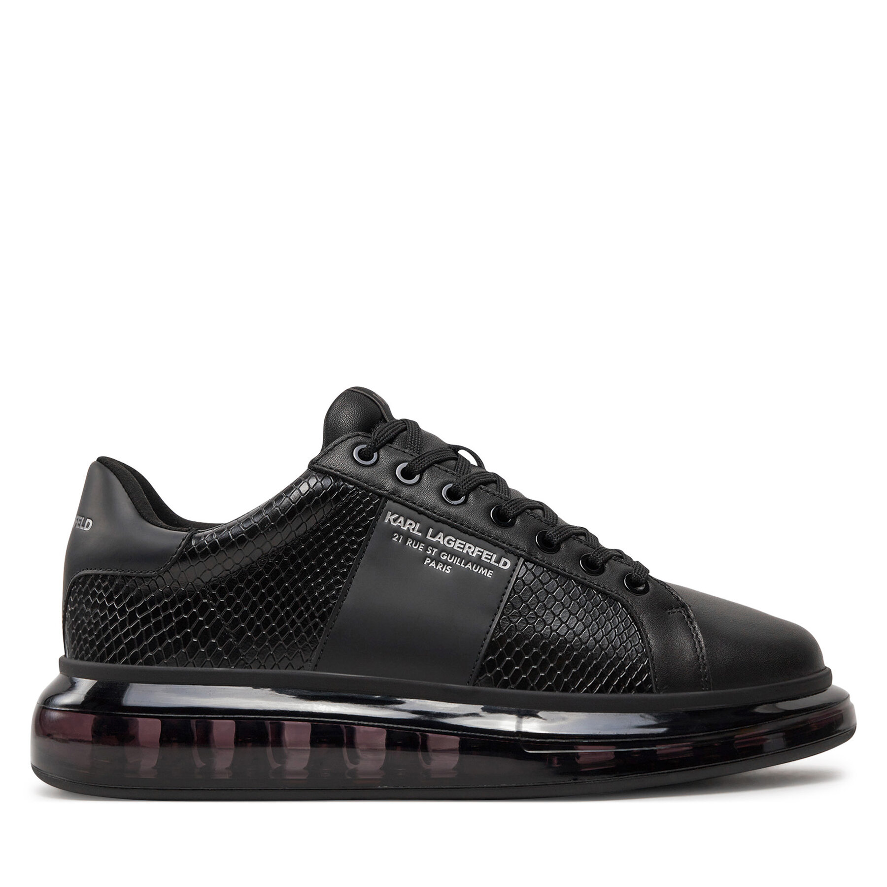 Męskie Sneakersy KARL LAGERFELD, Rozmiar 46 Czarny KL52626