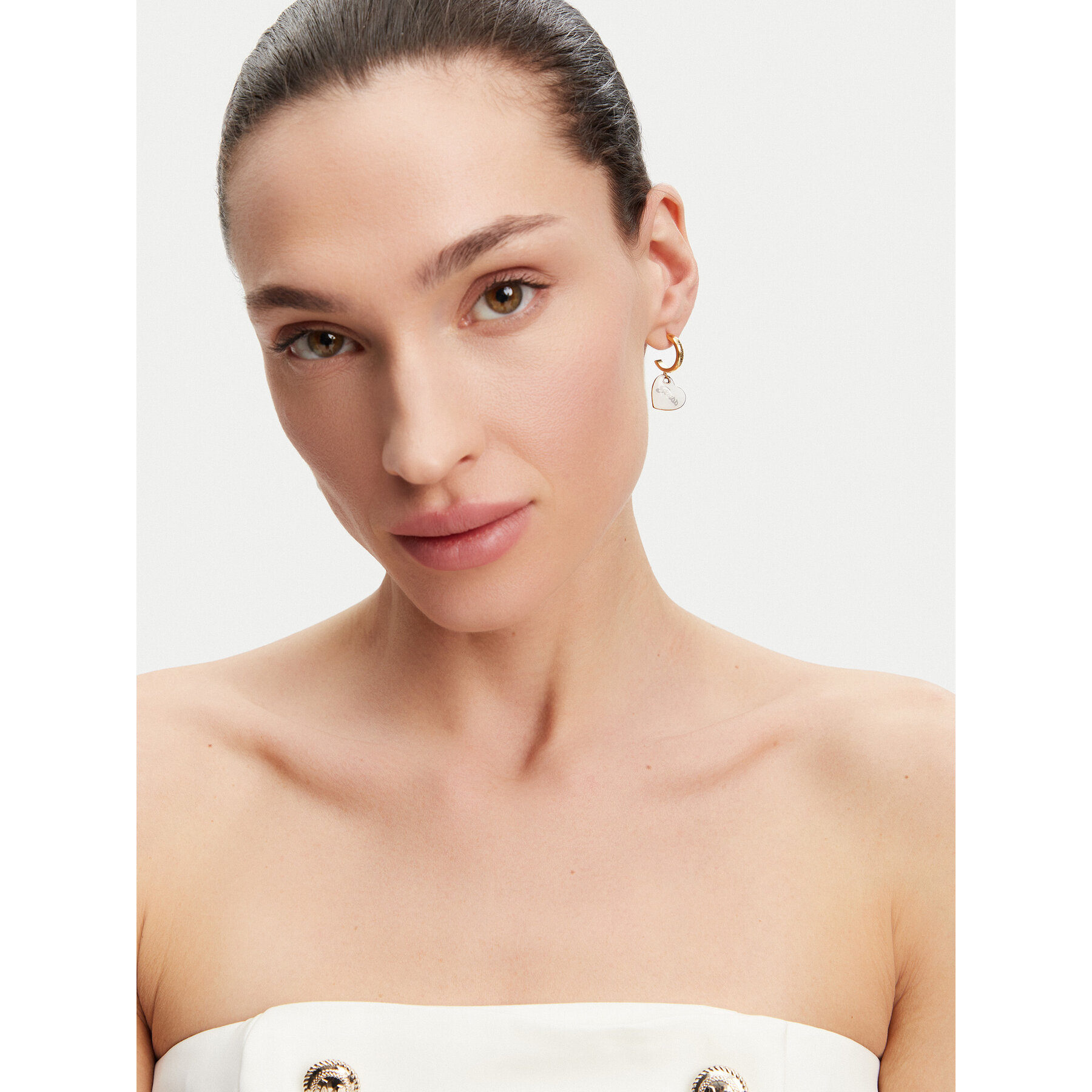 Náušnice Guess JUBE05 151JW Zlatá