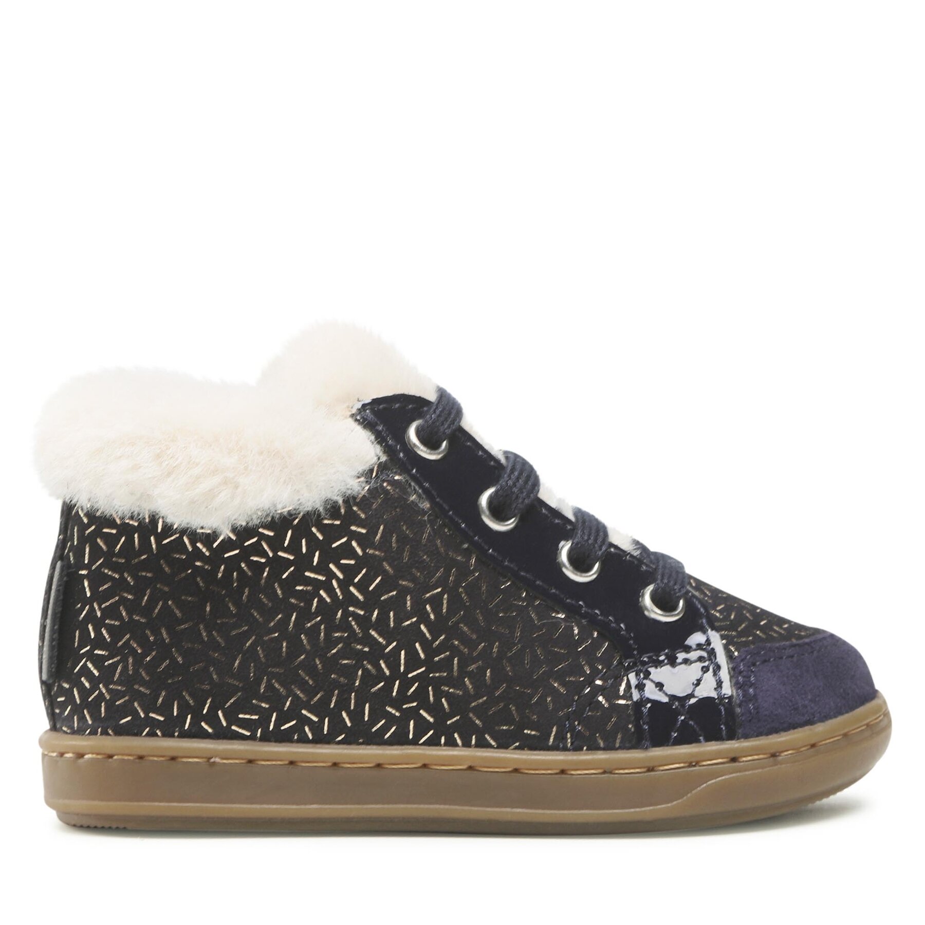  Bakancs Shoo Pom Bouba Zip Hair N4BYCE0402 Sötétkék akciós termékkép 1