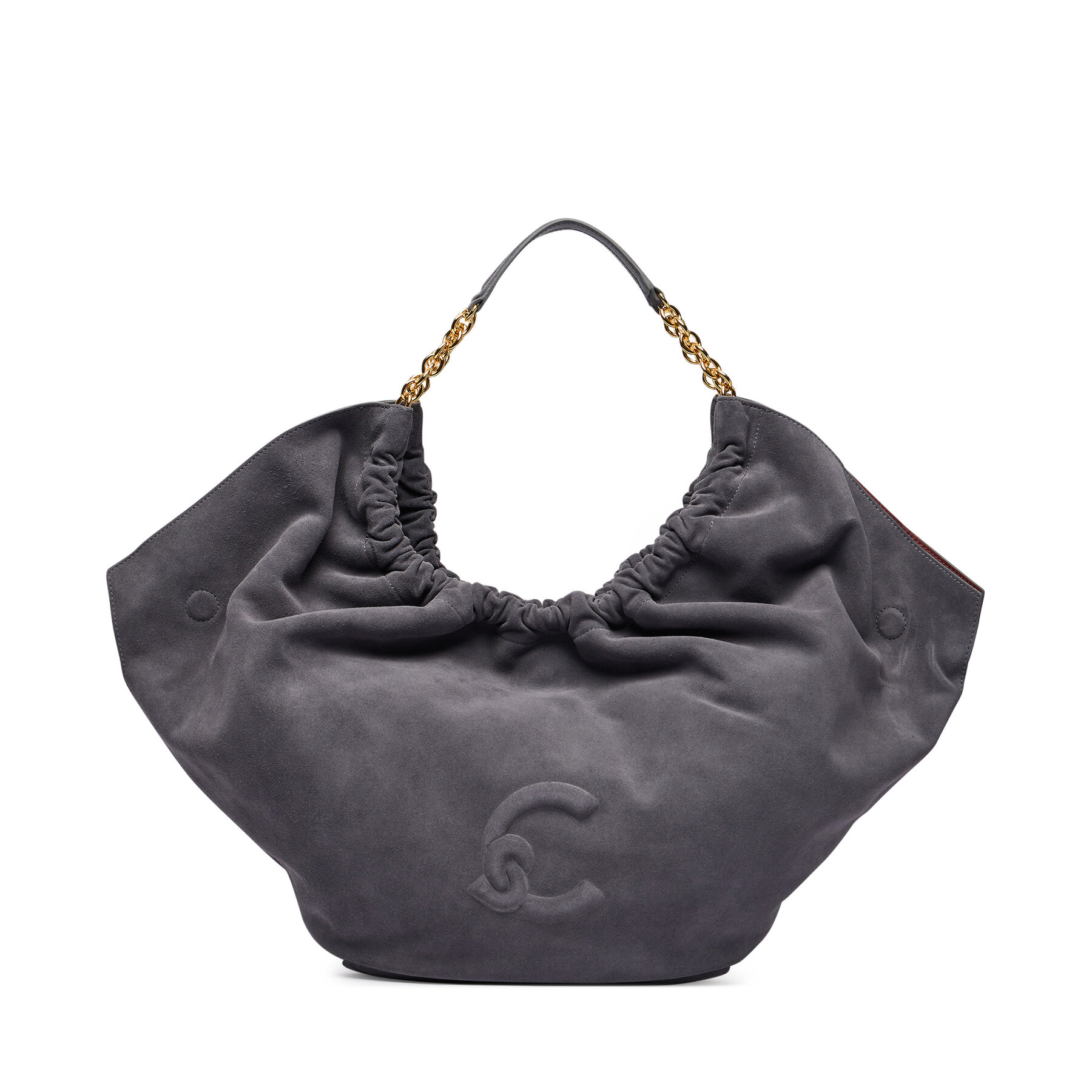 Ročna torba Coccinelle U5F Coccinellesmash Suede Bim E1 U5F 11 01 01 Siva