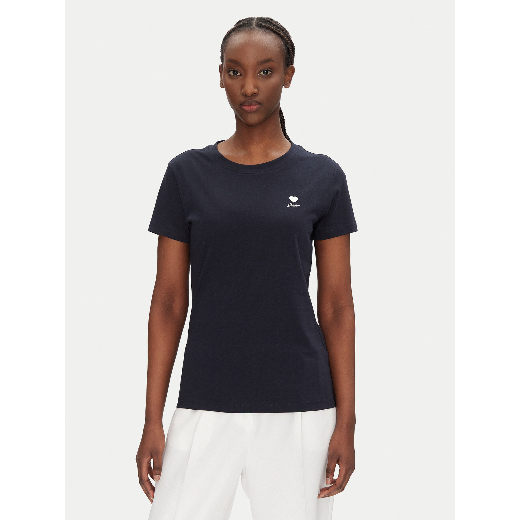 BOSS T-shirt C_Esogo_3 50545288 Blu scuro Regular Fit