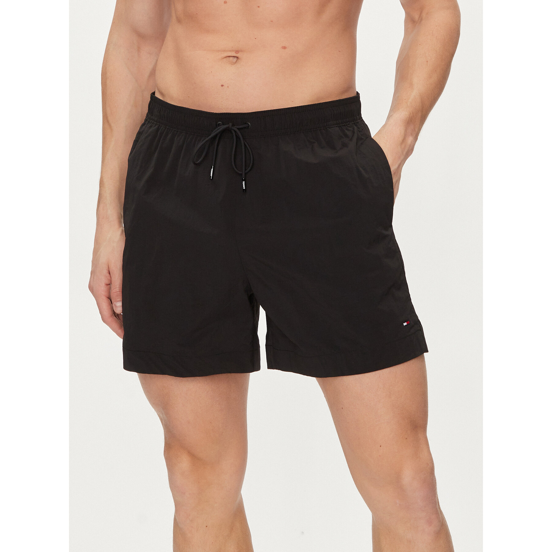 Tommy Hilfiger Badeshorts UM0UM03280 Schwarz Regular Fit