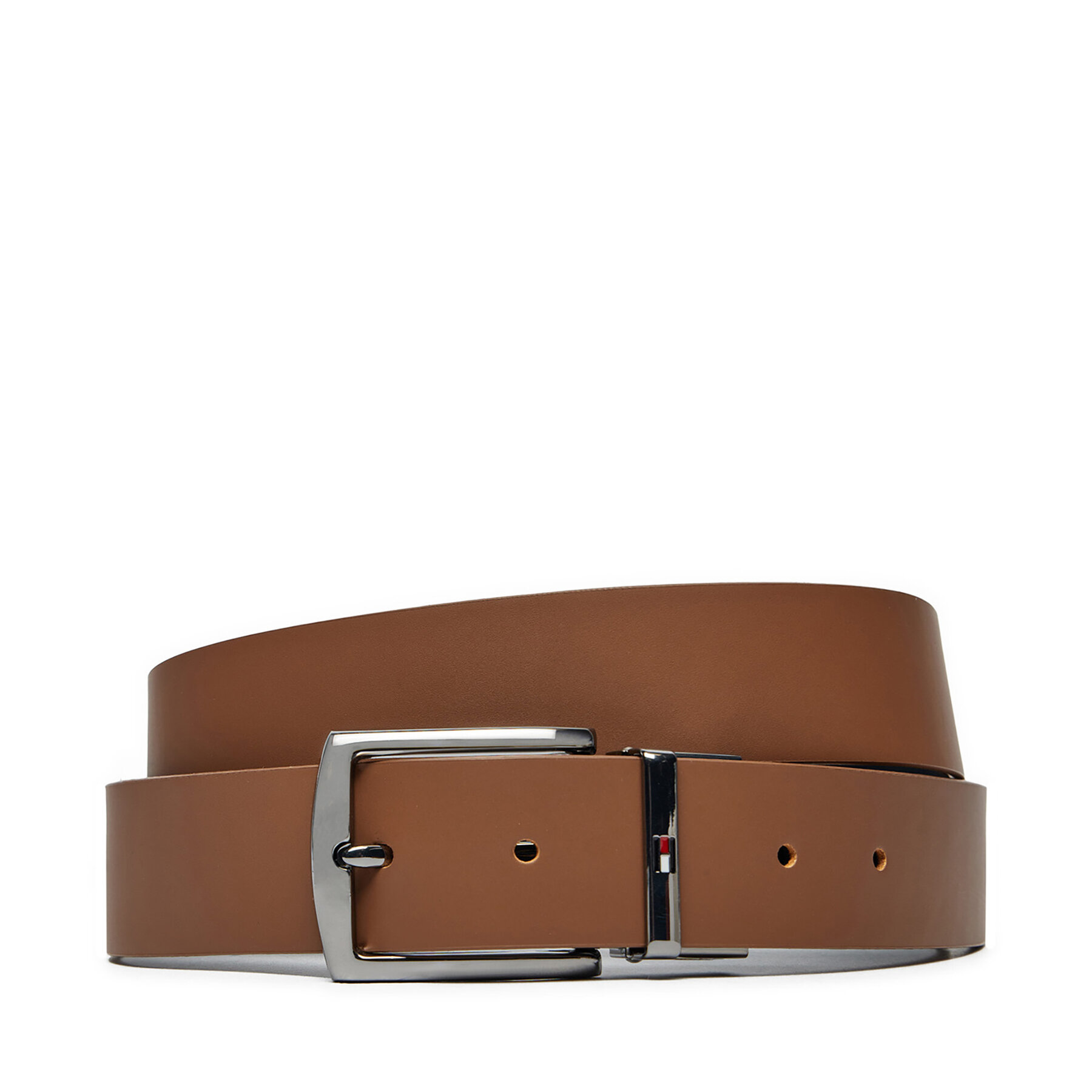 Tommy Hilfiger Ζώνη Ανδρική Tommy Hilfiger Denton Rev 3.5 AM0AM12549 Καφέ