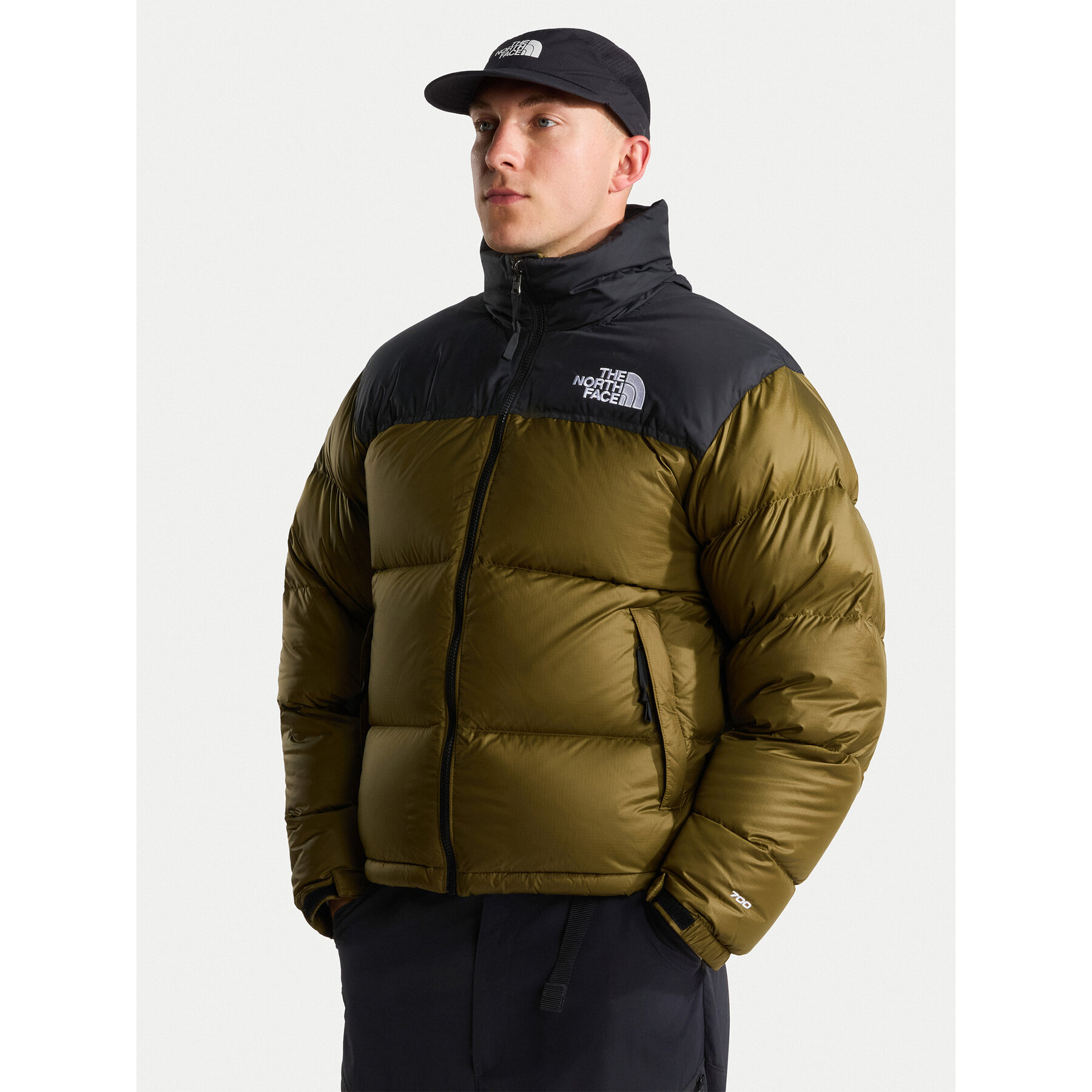 The North Face Daunenjacke 1996 Retro Nuptse NF0A3C8DRL51 Dunkelgrün Regular Fit