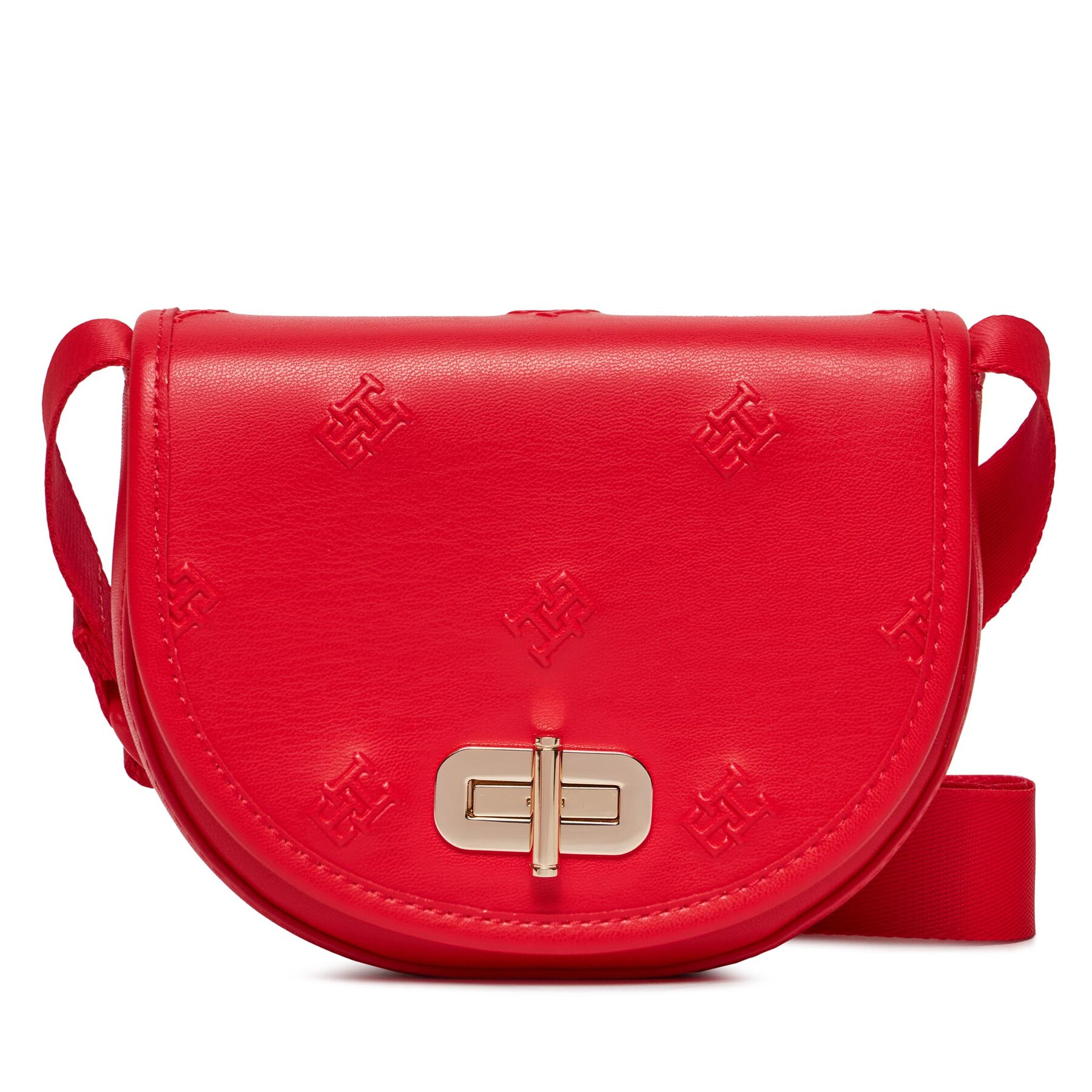 Bolso Tommy Hilfiger Monogram Turnlock AW0AW15809 Rojo