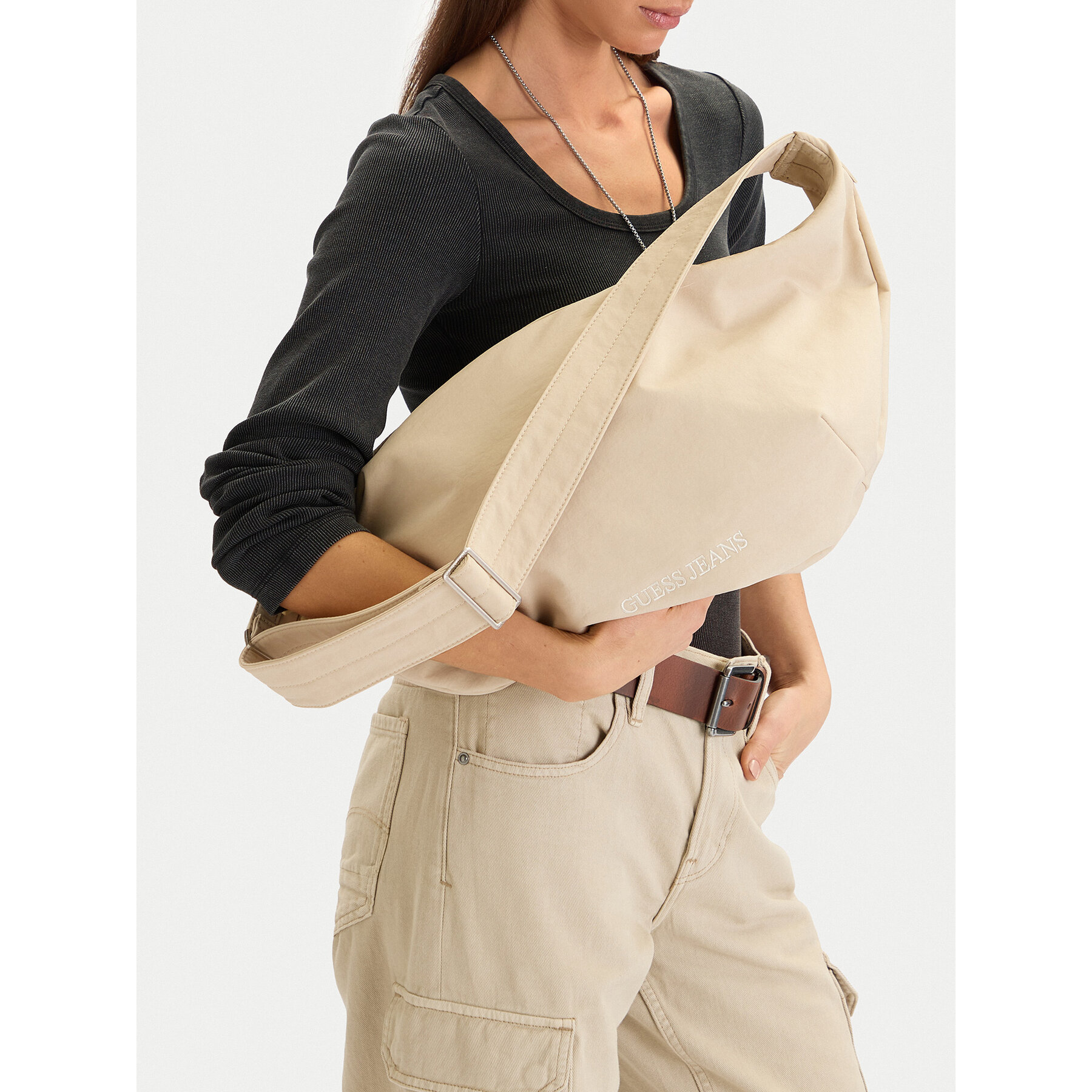 Geantă Guess Jeans CWBEO-GUESS-M-002-09 Bej