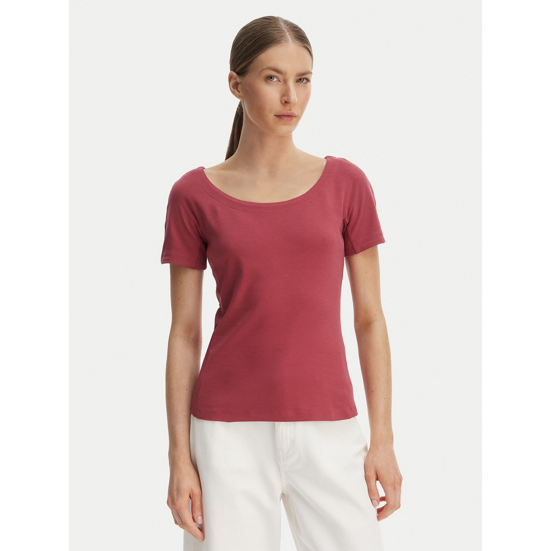 Weekend Max Mara T-Shirt Multig 2615941122 Rot Regular Fit
