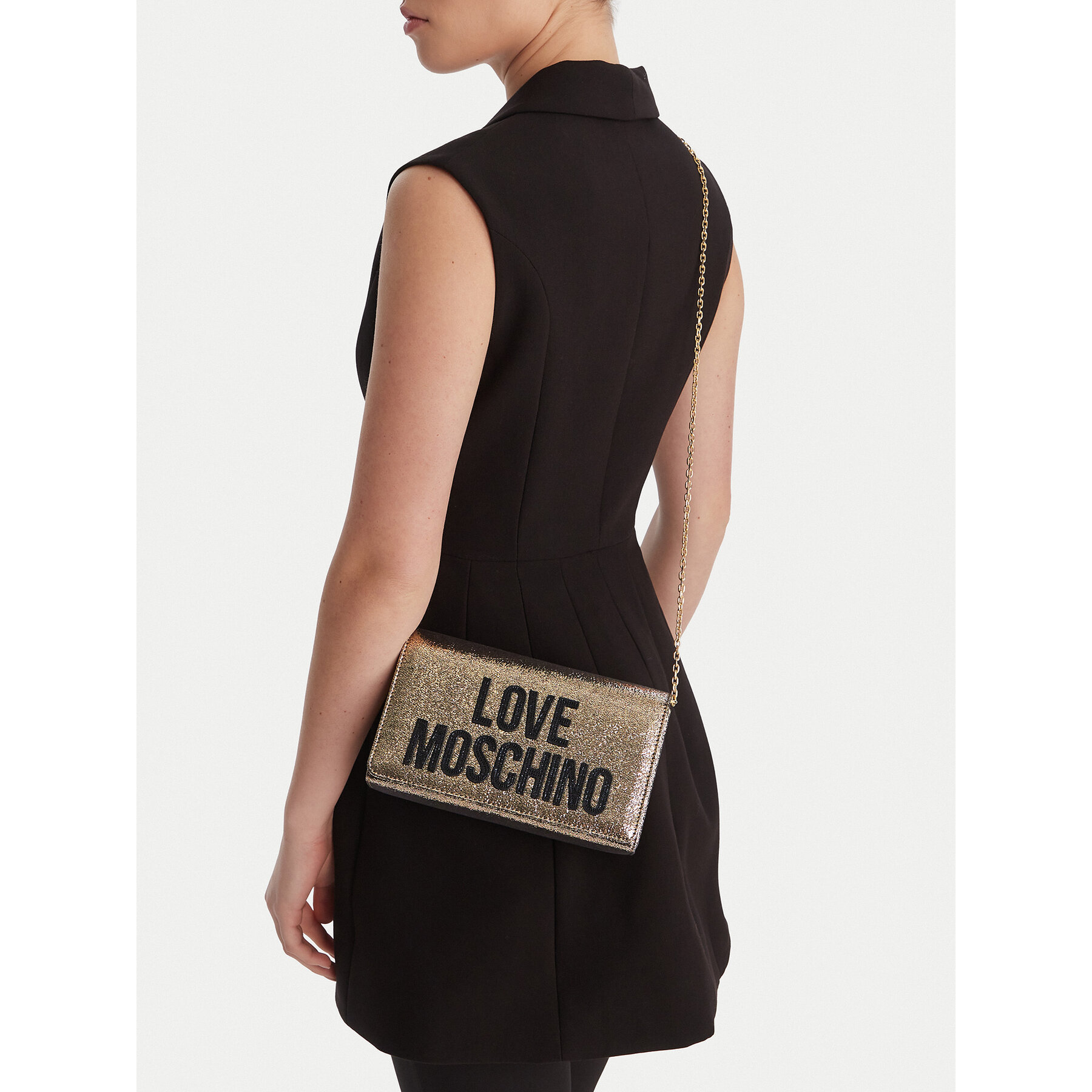 Geantă LOVE MOSCHINO JC4104PP1OLK0901 Auriu