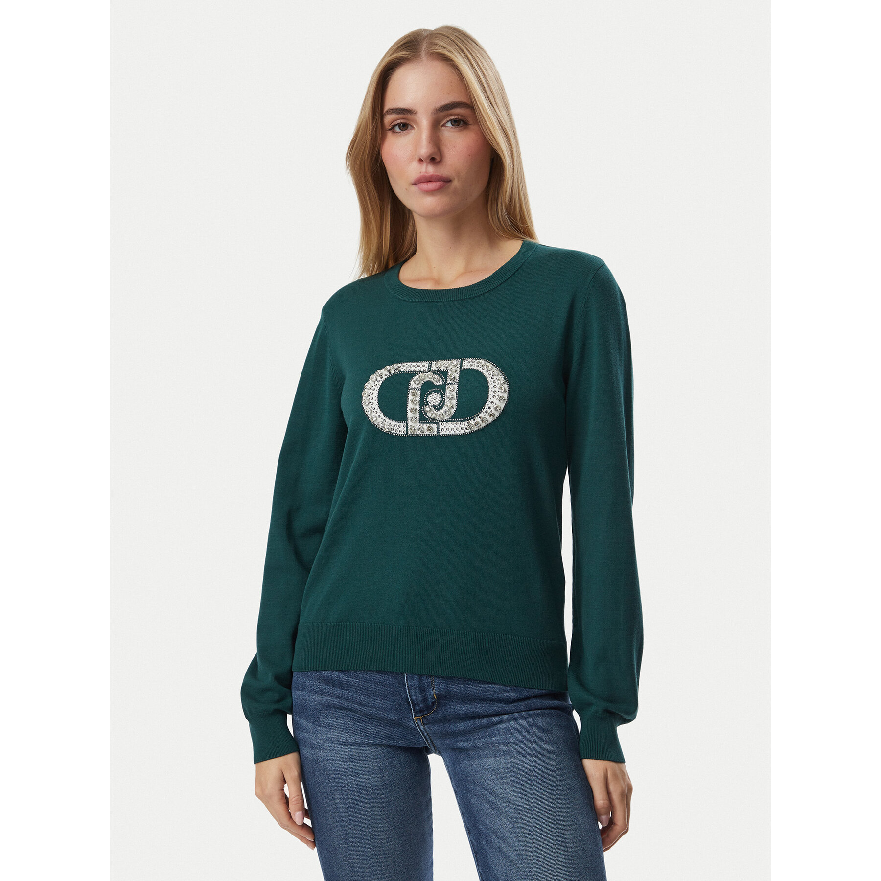 Liu Jo Pullover TF6261 MS63L Grün Regular Fit