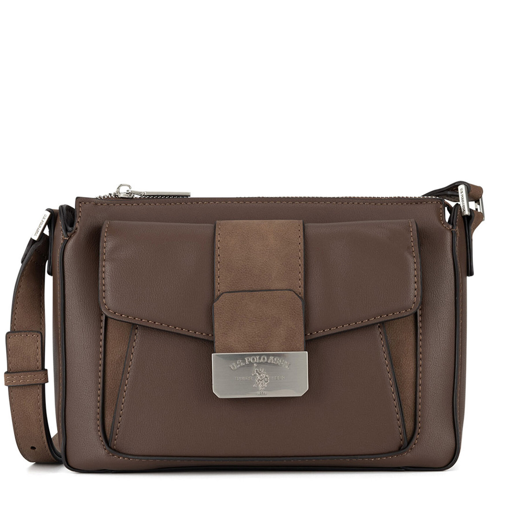 Τσάντα U.S. Polo Assn. BIUXT8424WVP Καφέ