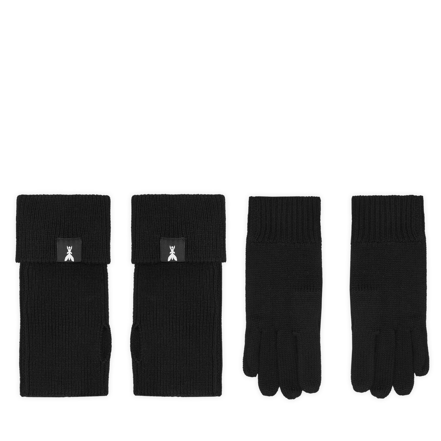 Guanti da donna Patrizia Pepe 2F0108/K9O3A-K103 Nero