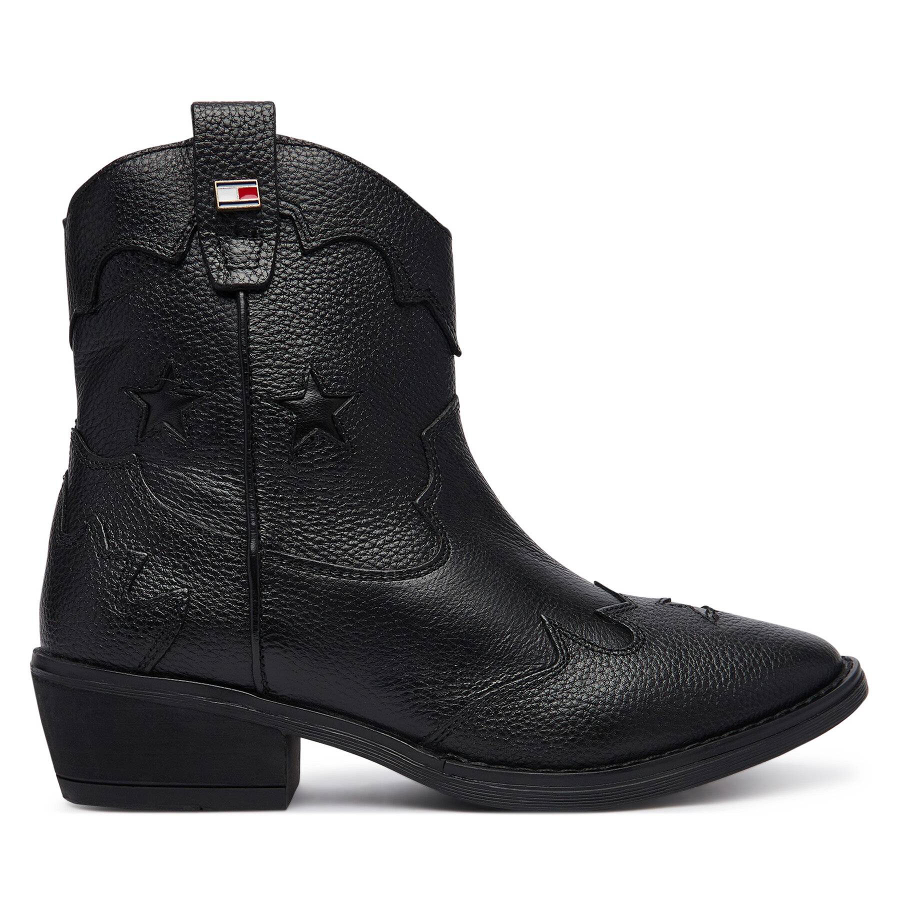 Kavbojski škornji Tommy Hilfiger T3A5-35195-0036 Črna