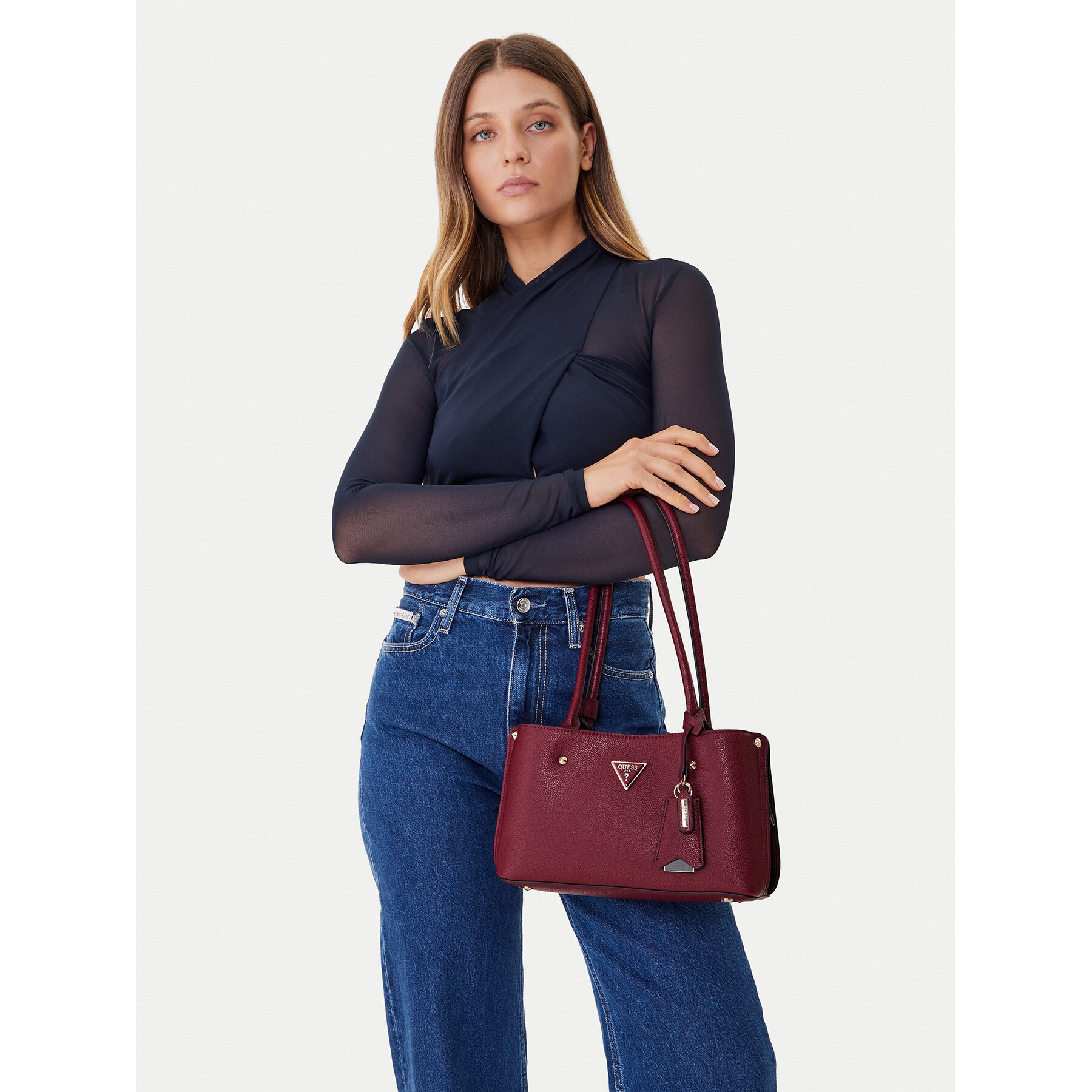 Borsetta Guess Maridian II HWBG69 74090 Bordeaux