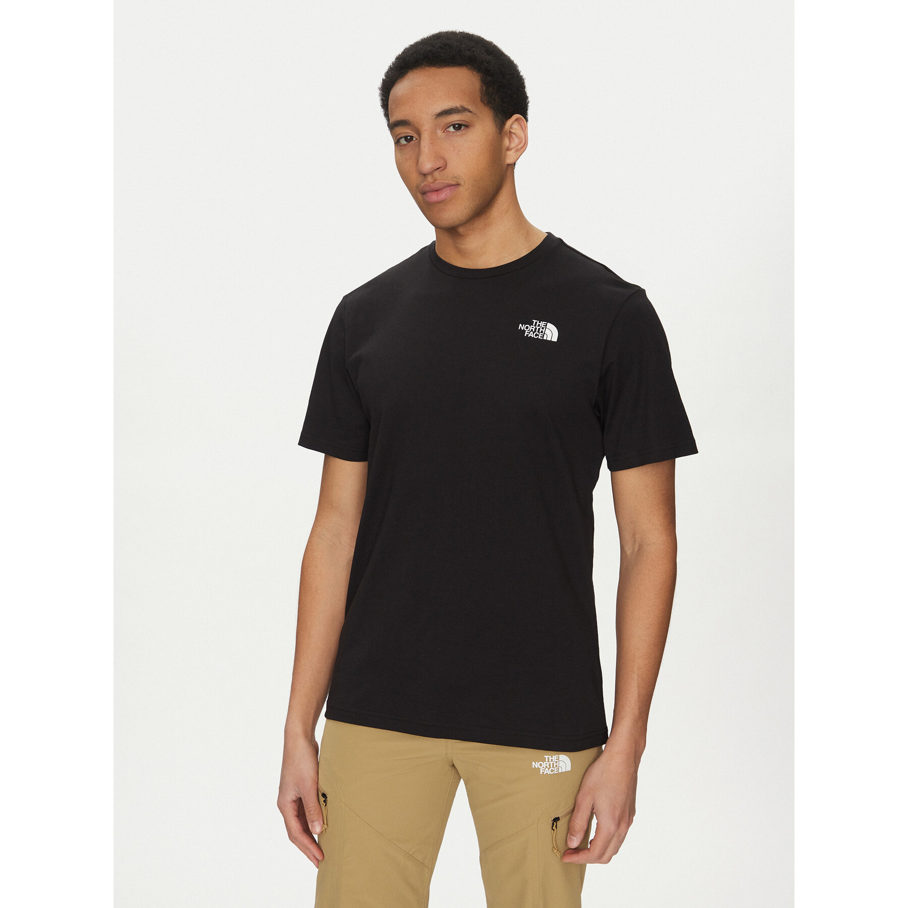 The North Face T-Shirt Vertical NF0A89FP Μαύρο Regular Fit