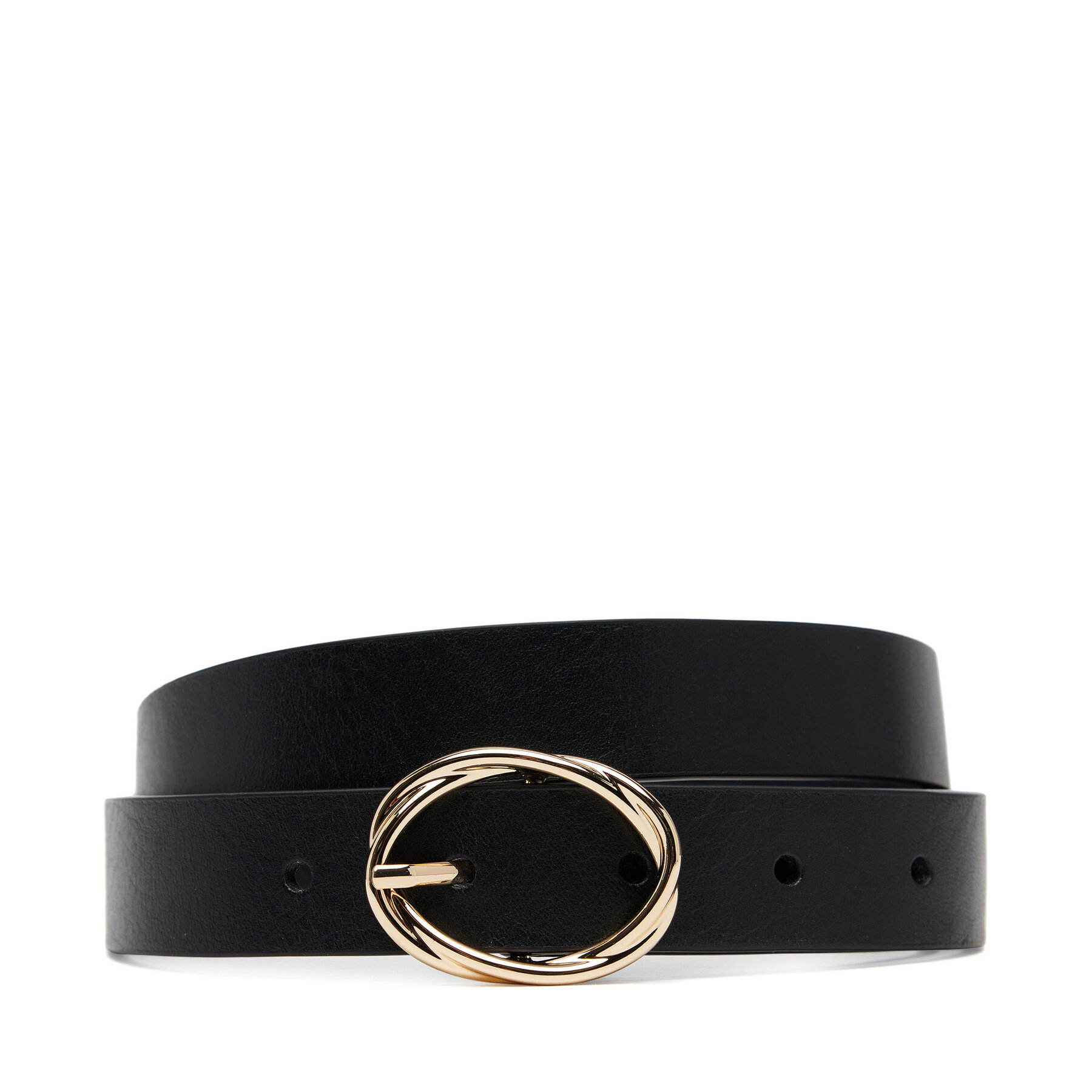 Dámsky opasok Tommy Hilfiger Th Chic 2.5 AW0AW17251 Čierna