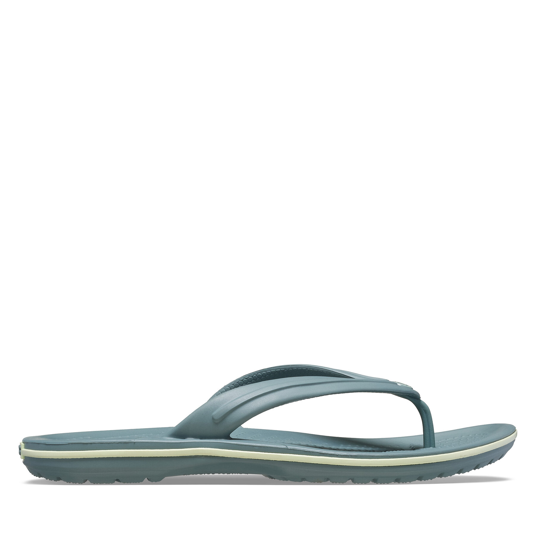 Donna Infradito Crocs, Taglia 39_40, Verde, Crocband Flip 11033, taglia : 39_40