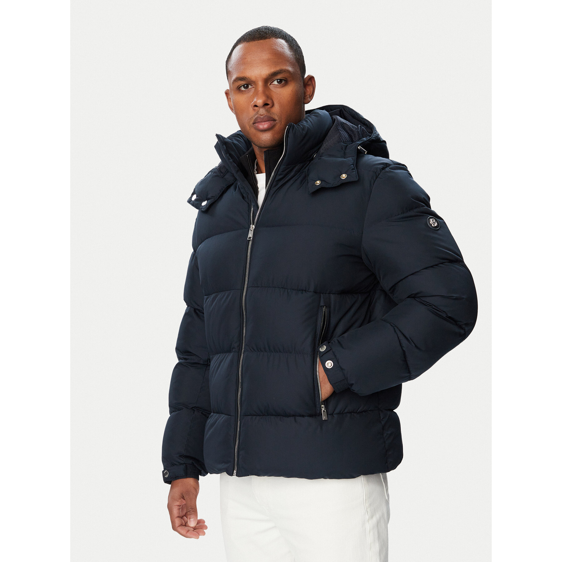 HUGO Winterjacke H-Colter 50565108 Dunkelblau Regular Fit