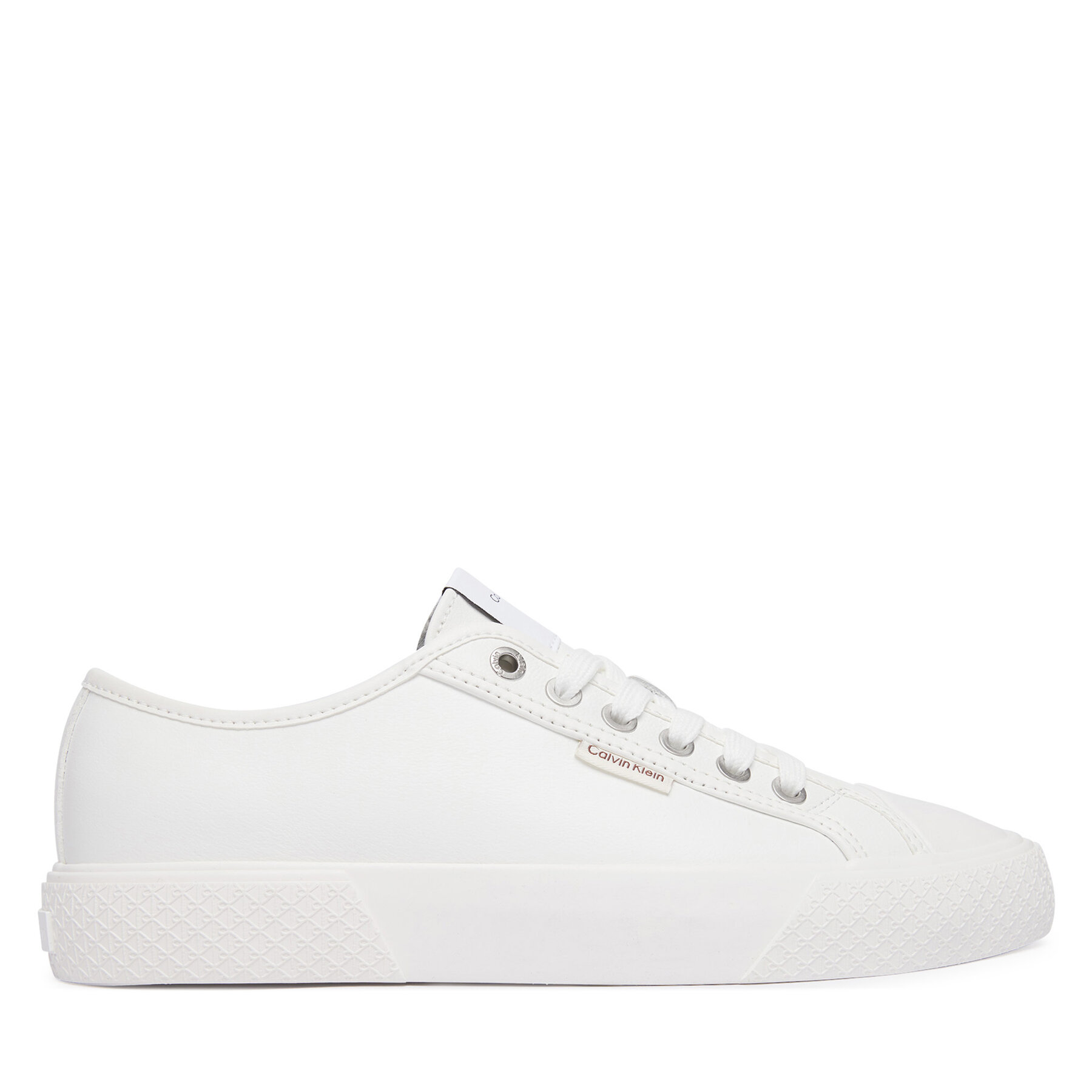 Teniși Calvin Klein Vulc Lace Up Low Lth HW0HW03077 Alb