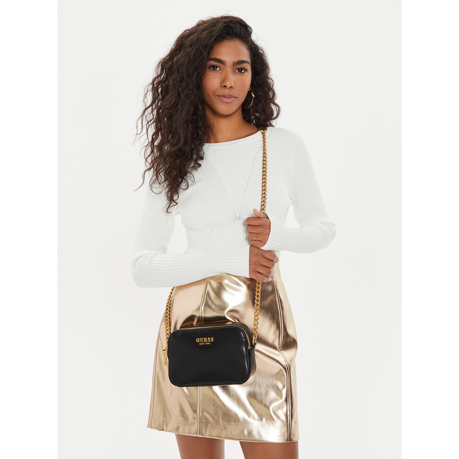 Τσάντα Guess Sarita (VA) HWVA93 27140 Μαύρο