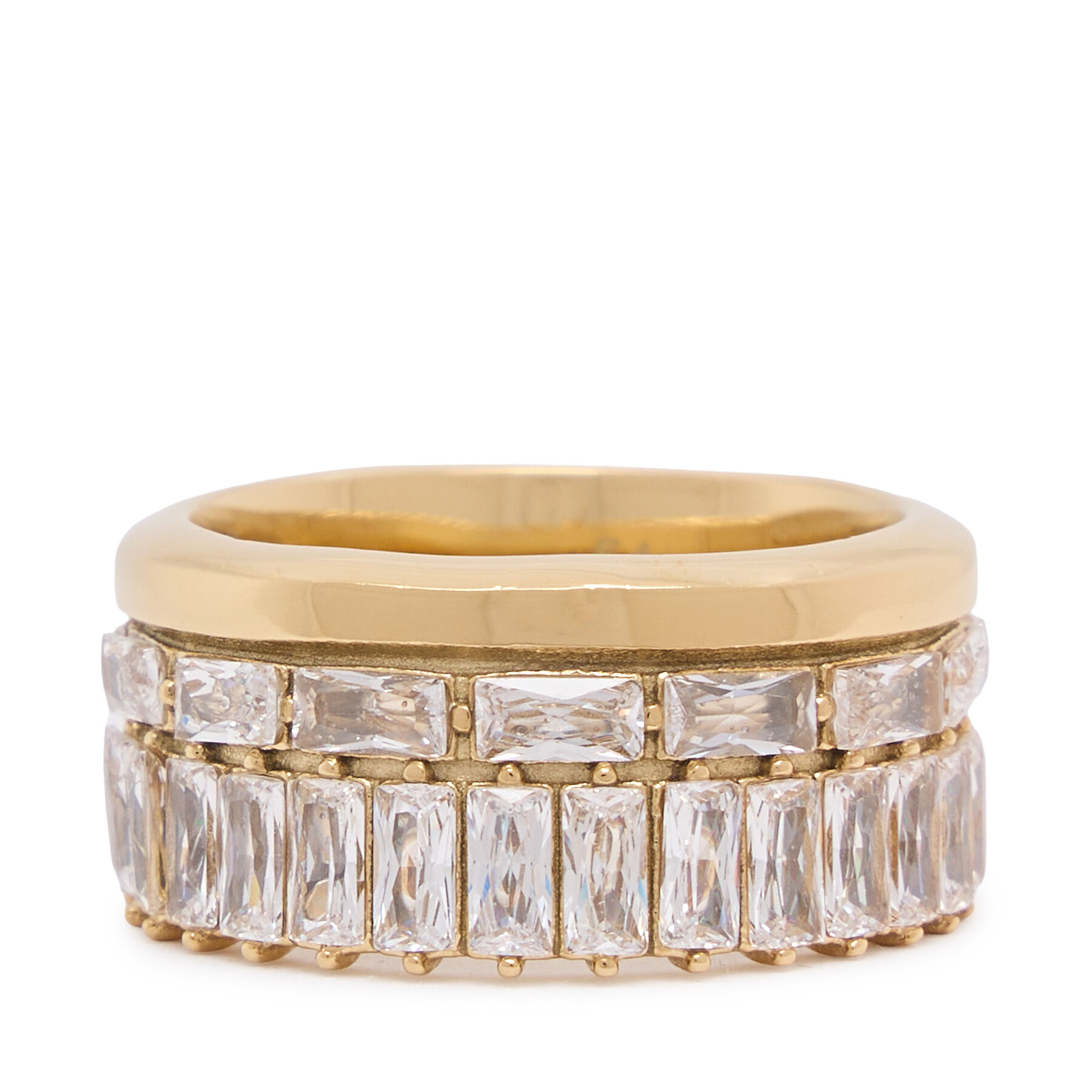 Prsteň Guess JUBR06 328JW Zlatá