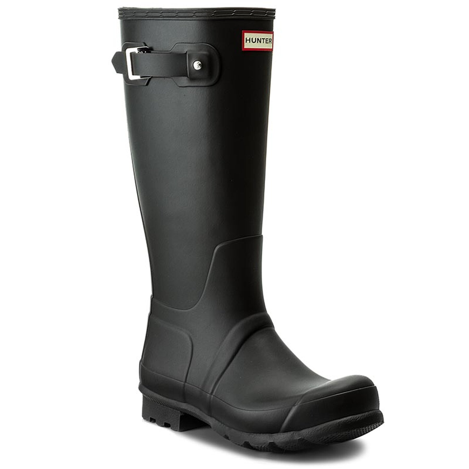Męskie Kalosze Hunter, Rozmiar 45-46 Czarny Oryginal Tall MFT9000RMA