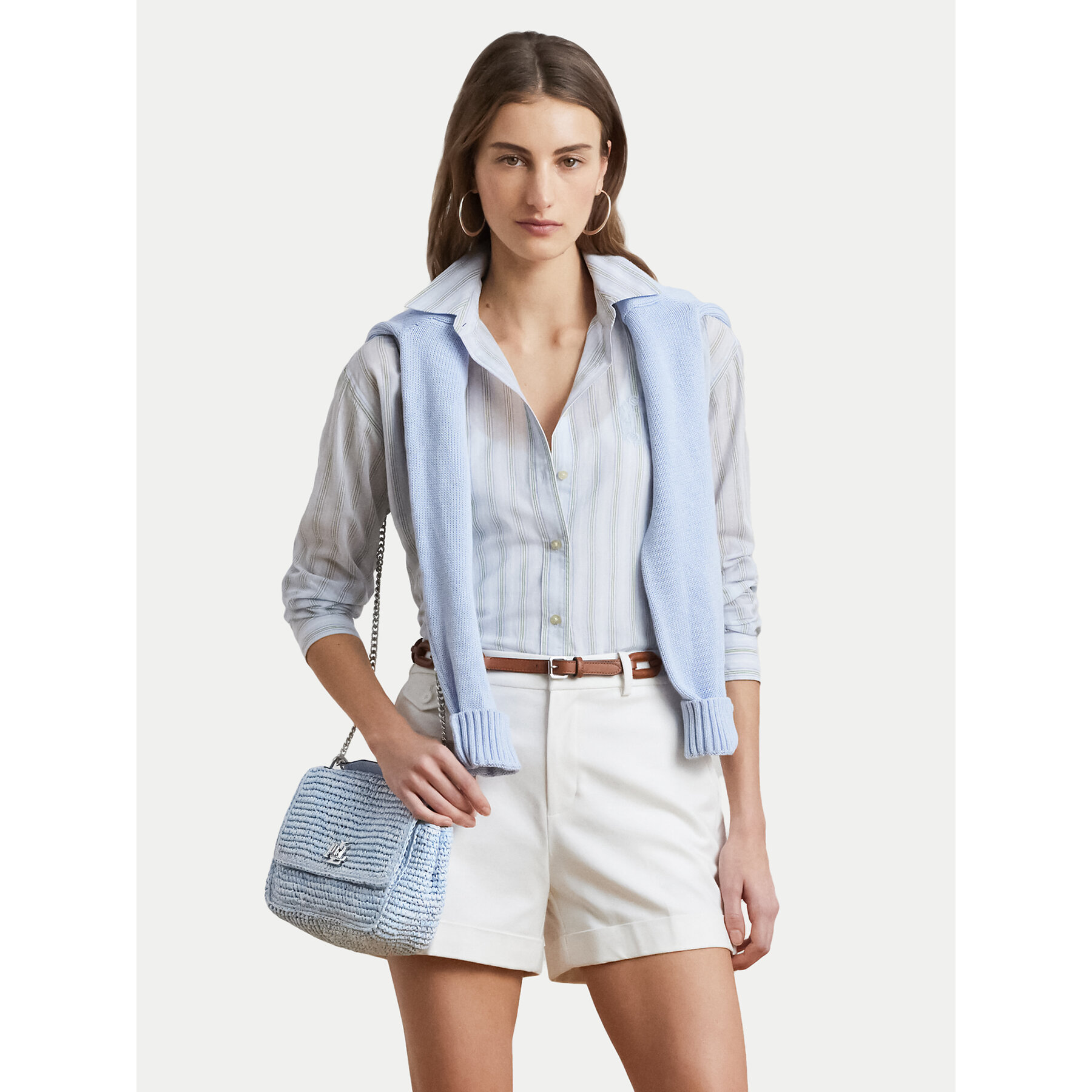 Дамска чанта LAUREN RALPH LAUREN Sophee 431966865002 Светлосиньо