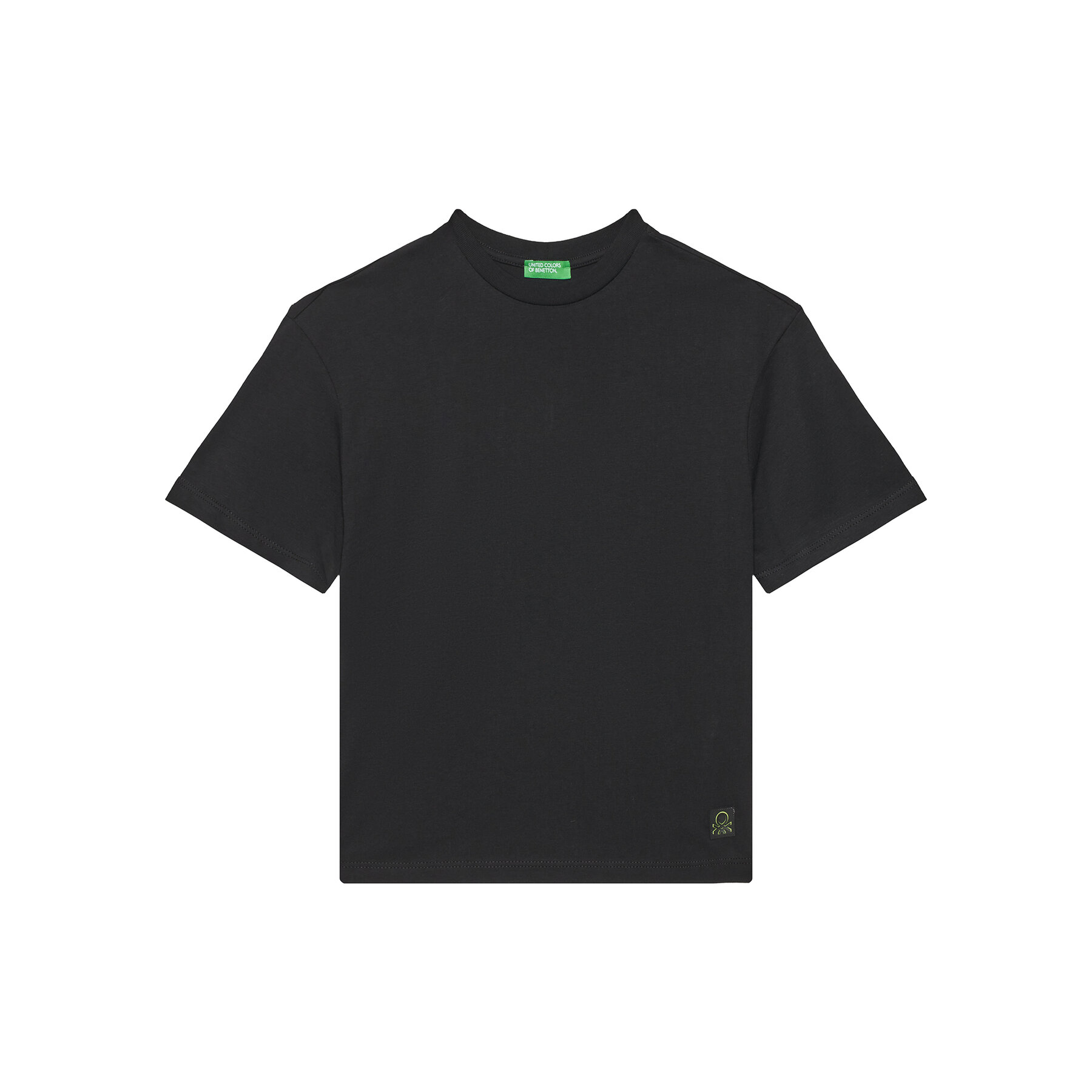 United Colors Of Benetton Póló 35RYC10NC Fekete Regular Fit