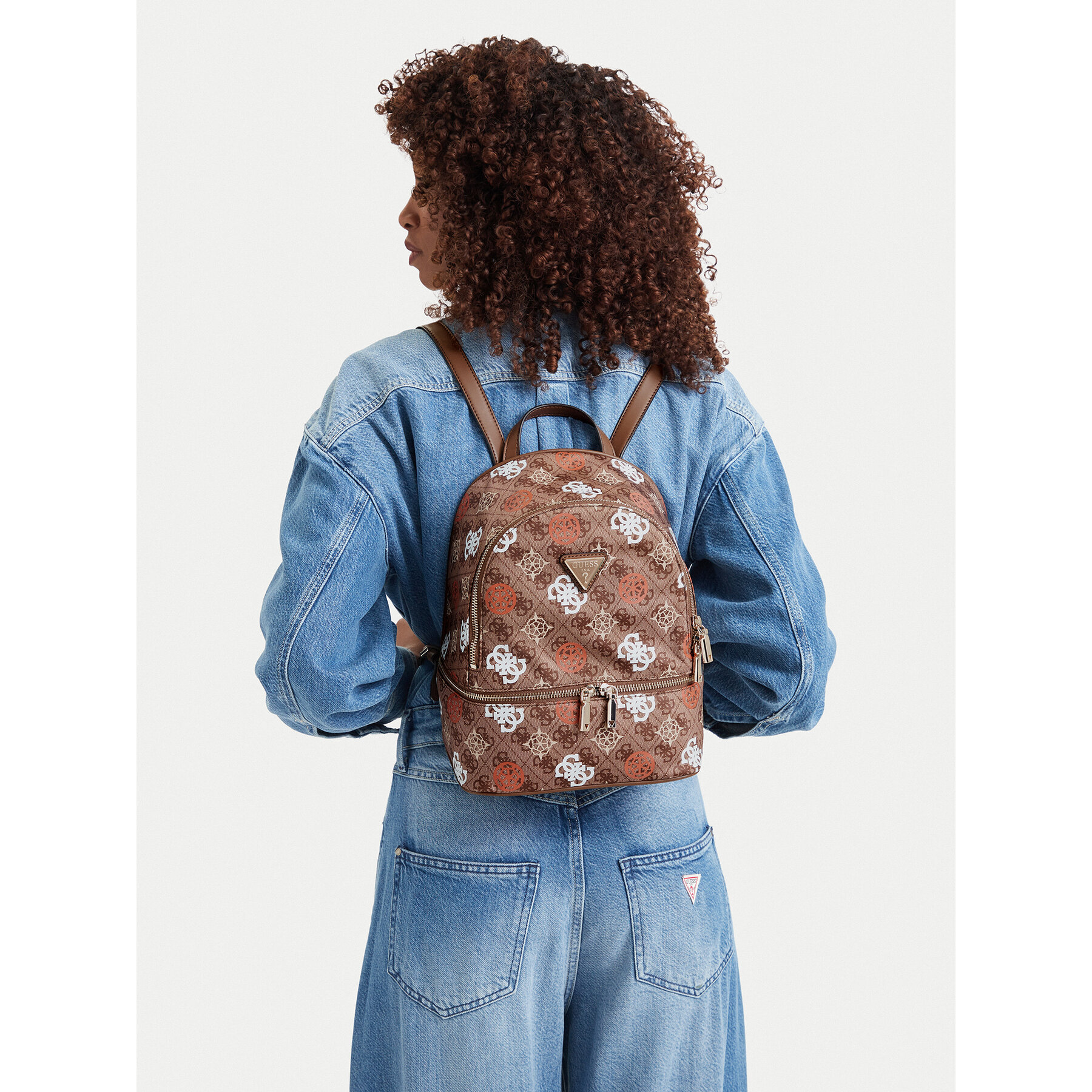 Ruksak Guess Eliette TWNP93 15032 Smeđa
