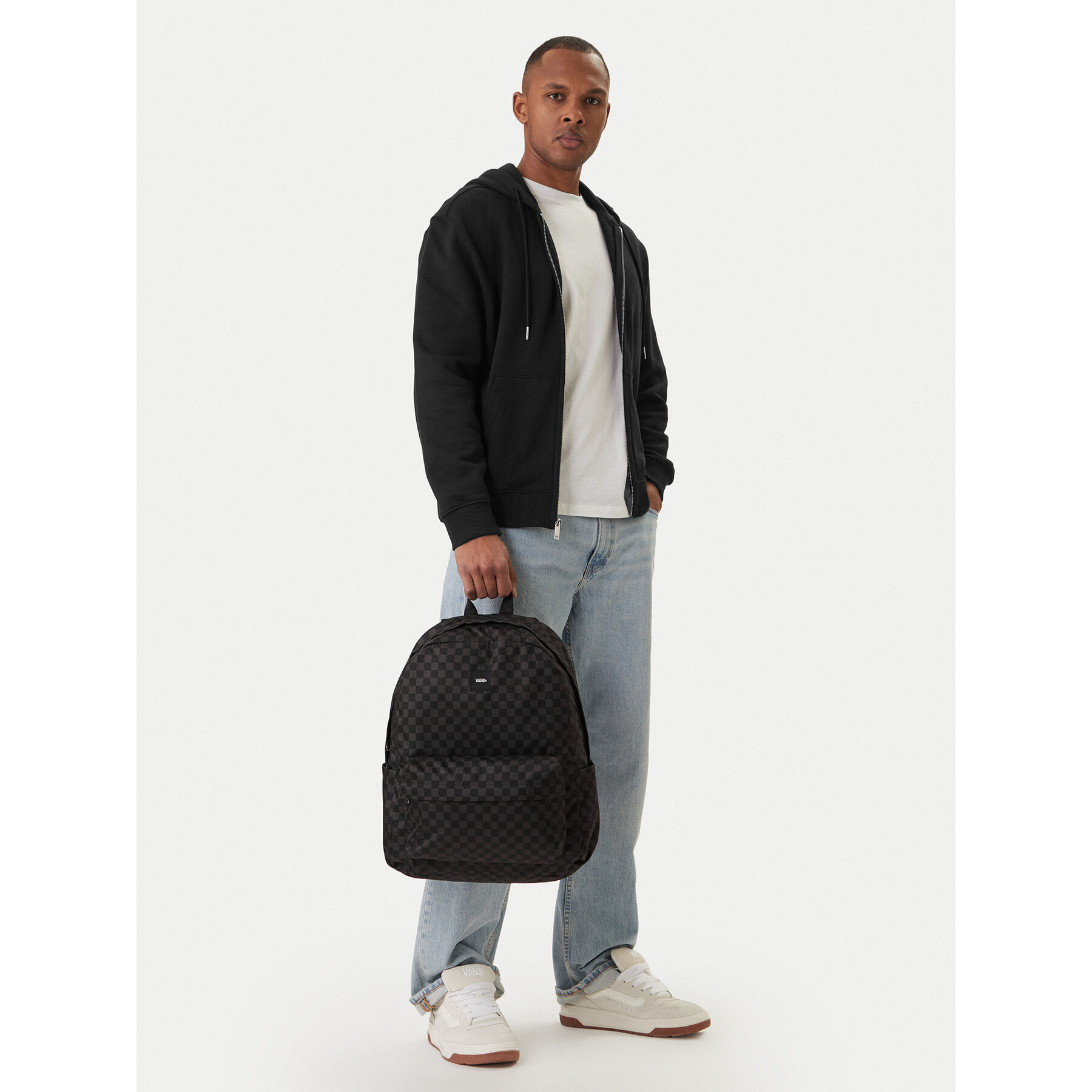 Раница Vans Old Skool Check Backpack VN000H4XBA51 Черен
