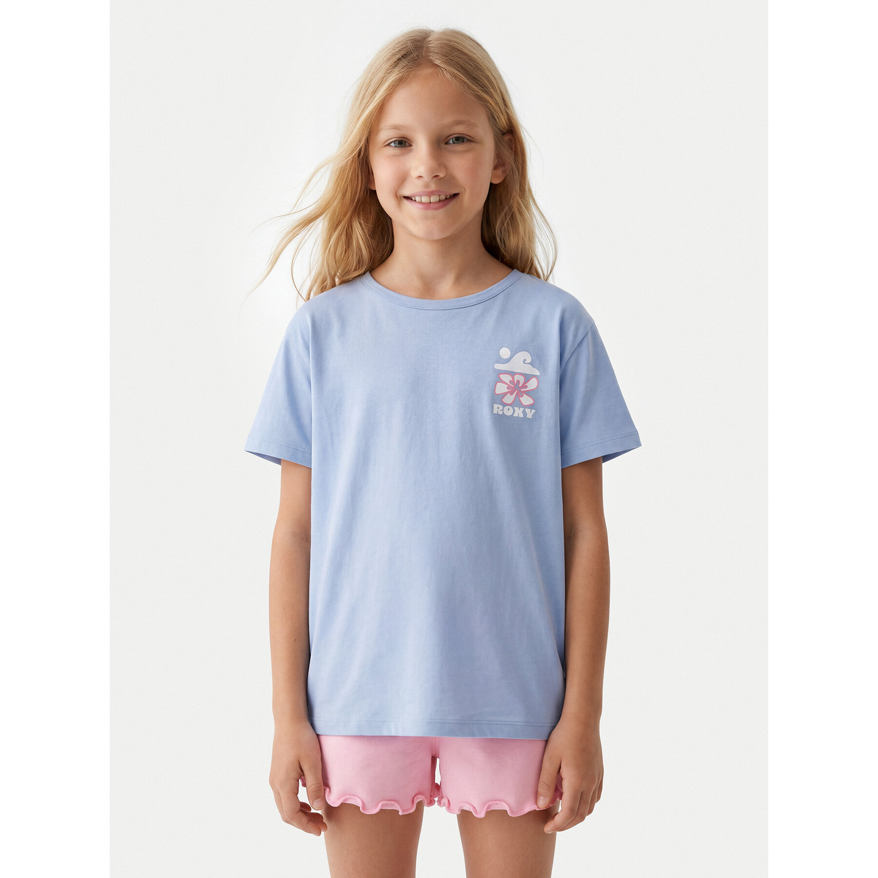 Roxy T-shirt Lily ERGZT04139 Ljubičasta Regular Fit