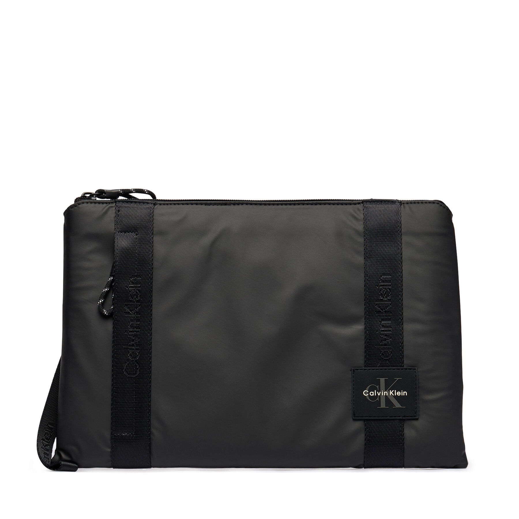 Futrola za laptop Calvin Klein Rubberized Laptop Sleeve W/ Hand LV04D1294G Crna