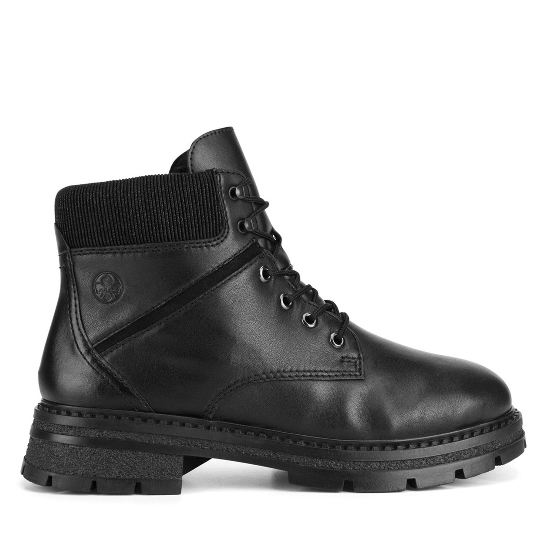 Šnurovacia obuv Rieker Z9802-00 Čierna