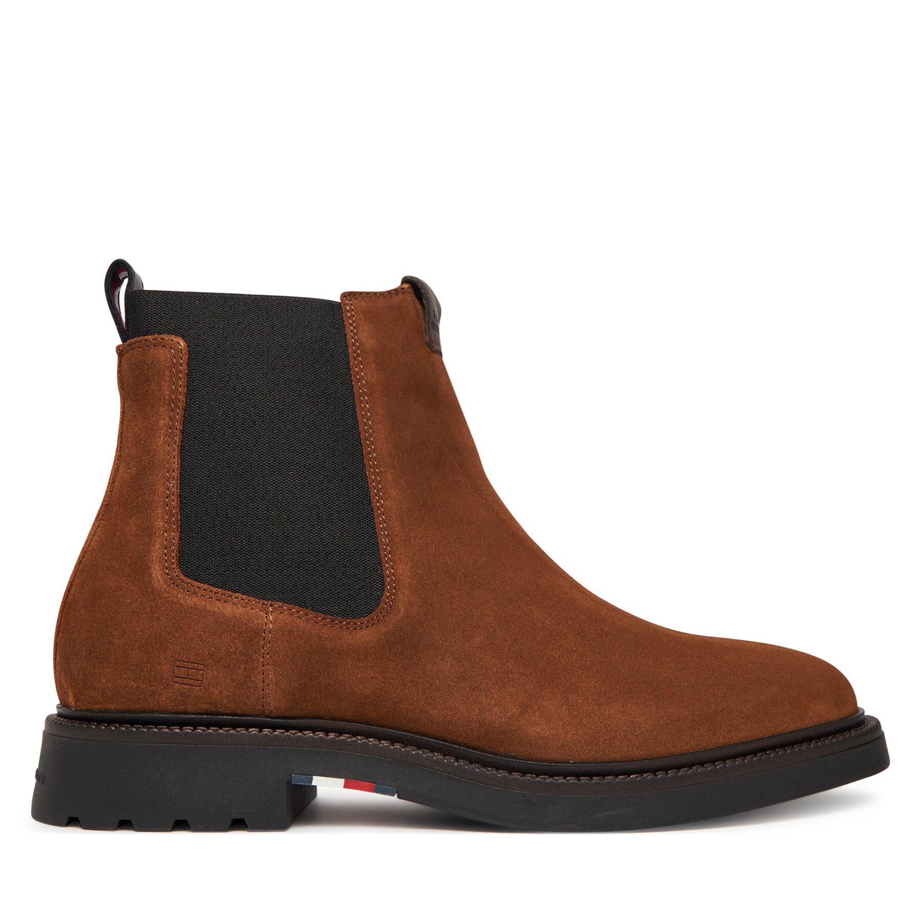 Členková obuv s elastickým prvkom Tommy Hilfiger Comfort Lwt FM0FM05592 Hnedá