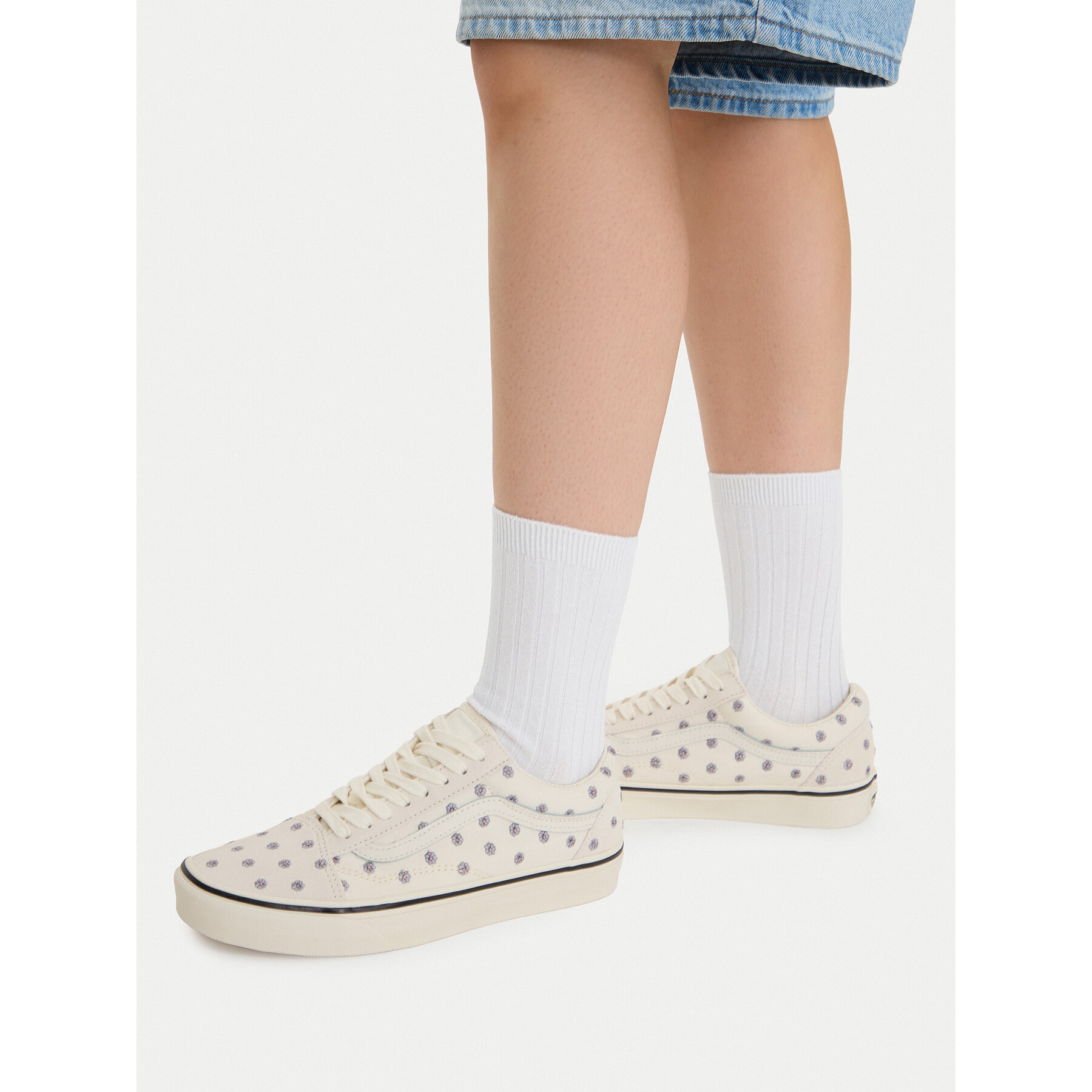 Teniși Vans Old Skool VN000E8WCD31 Crem