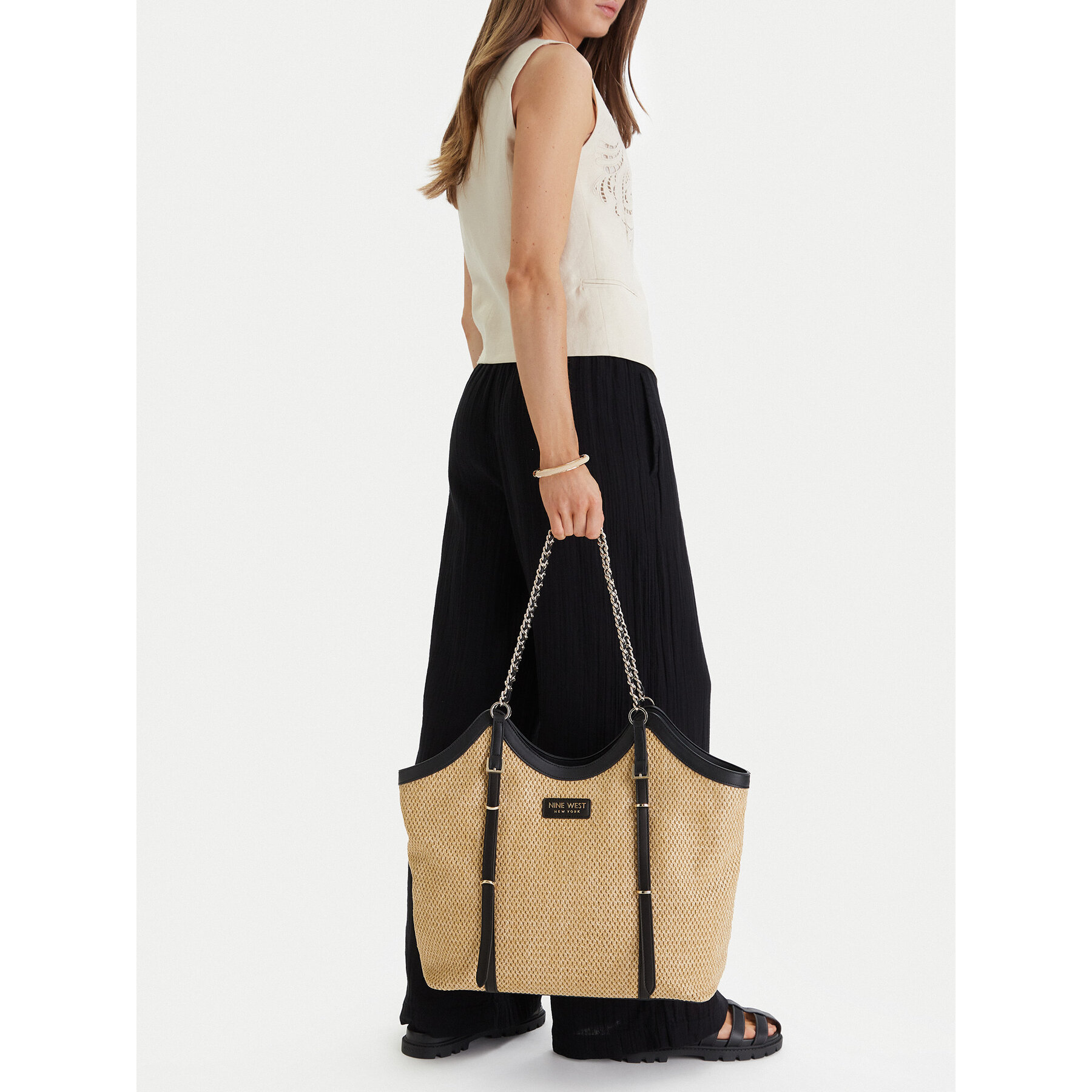 Τσάντα Nine West EO-Chic-LDA8854 Μπεζ