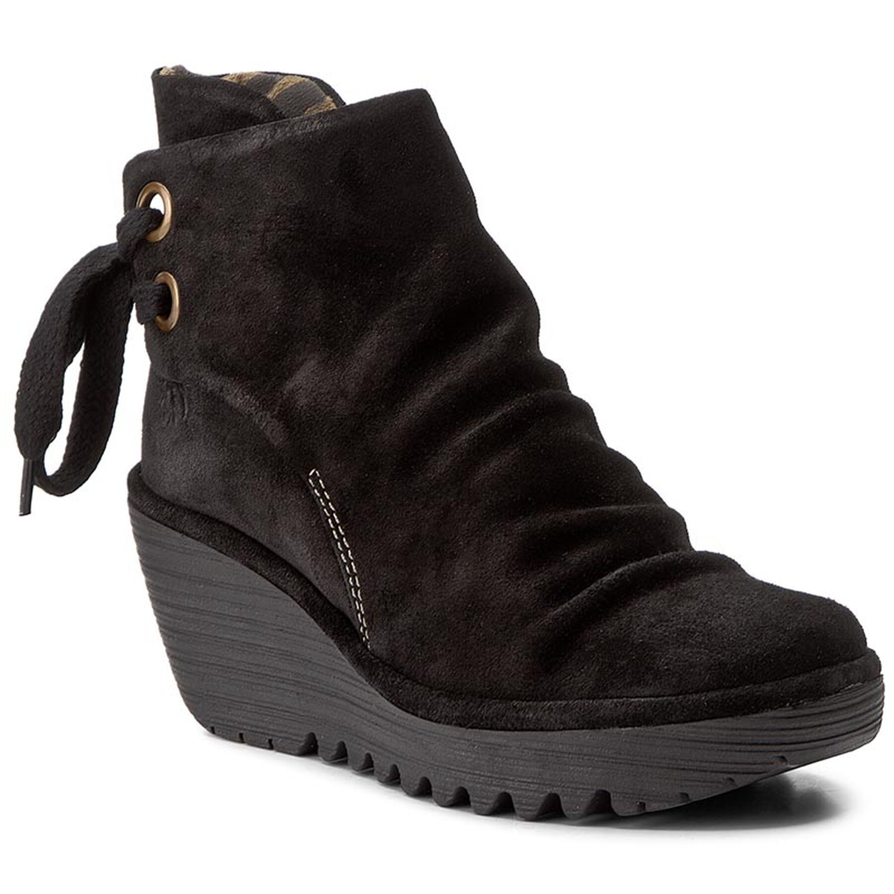 Botine Fly London Yama P500326006 Black epantofi.ro imagine noua