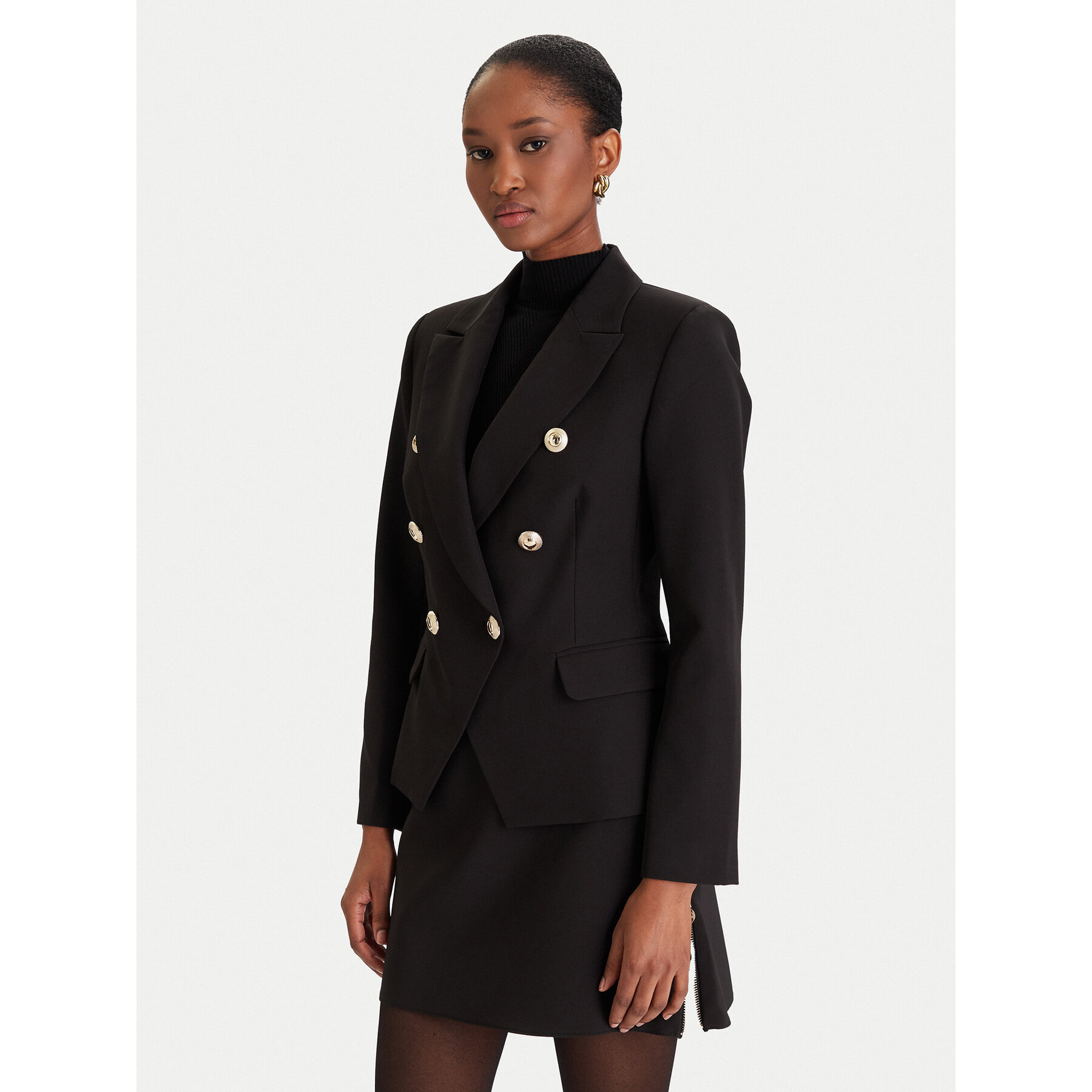 Rinascimento Sakko CFC0126227003 Schwarz Slim Fit
