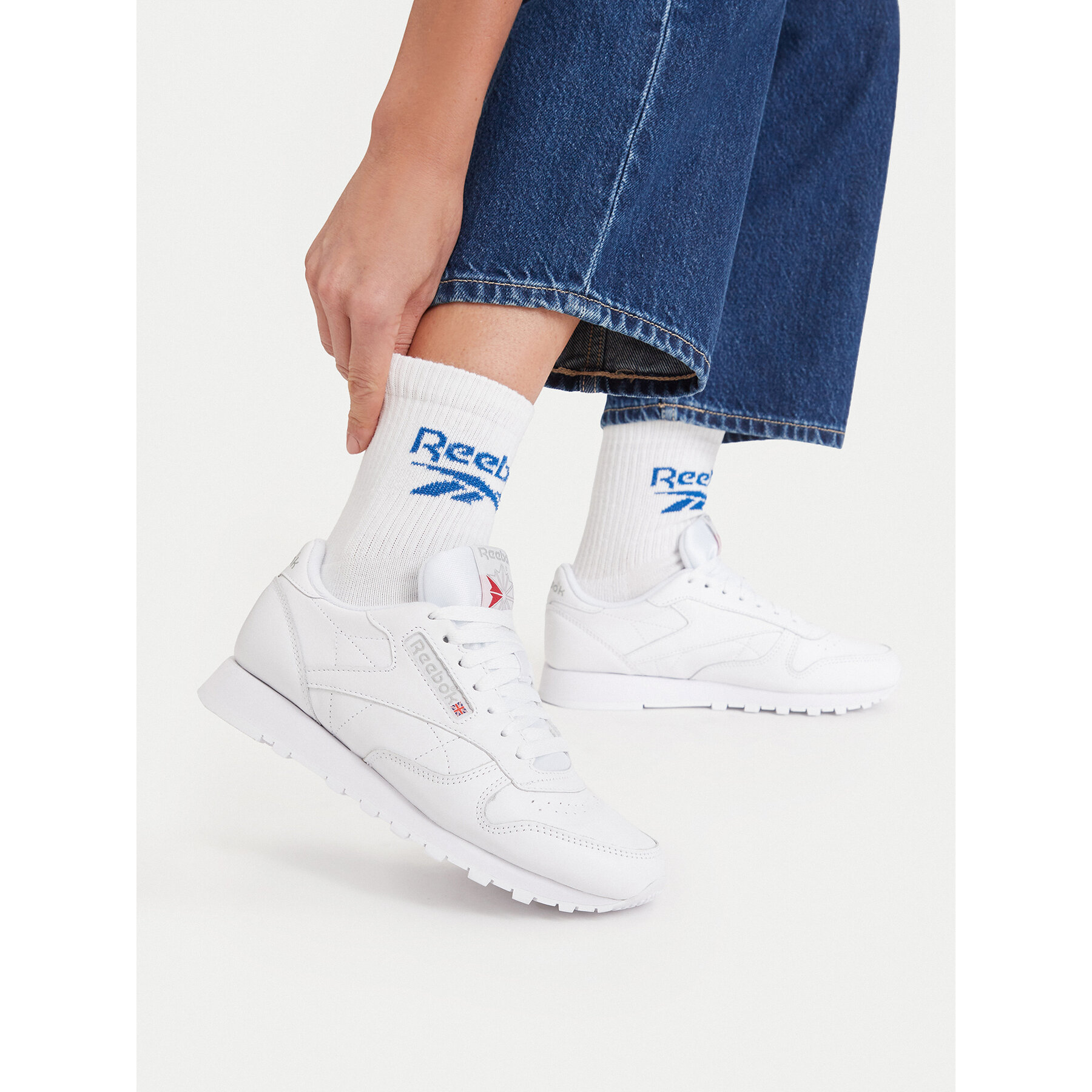 Sneakers Reebok EO-CLASSIC LEATHER 100008496 Alb