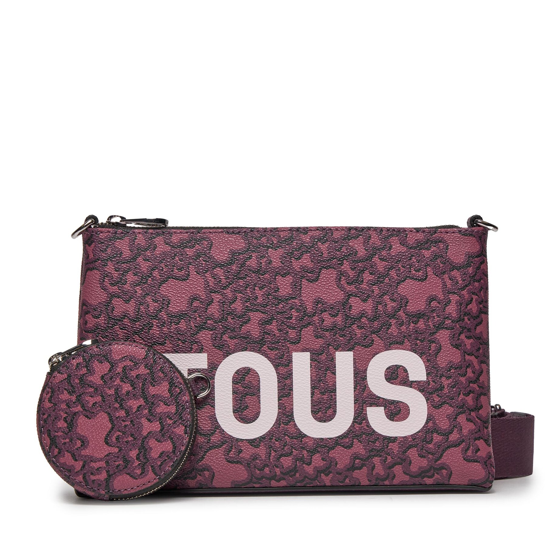 Bolso TOUS Kaos Mini Evolution 395910254 Guinda/burdeos