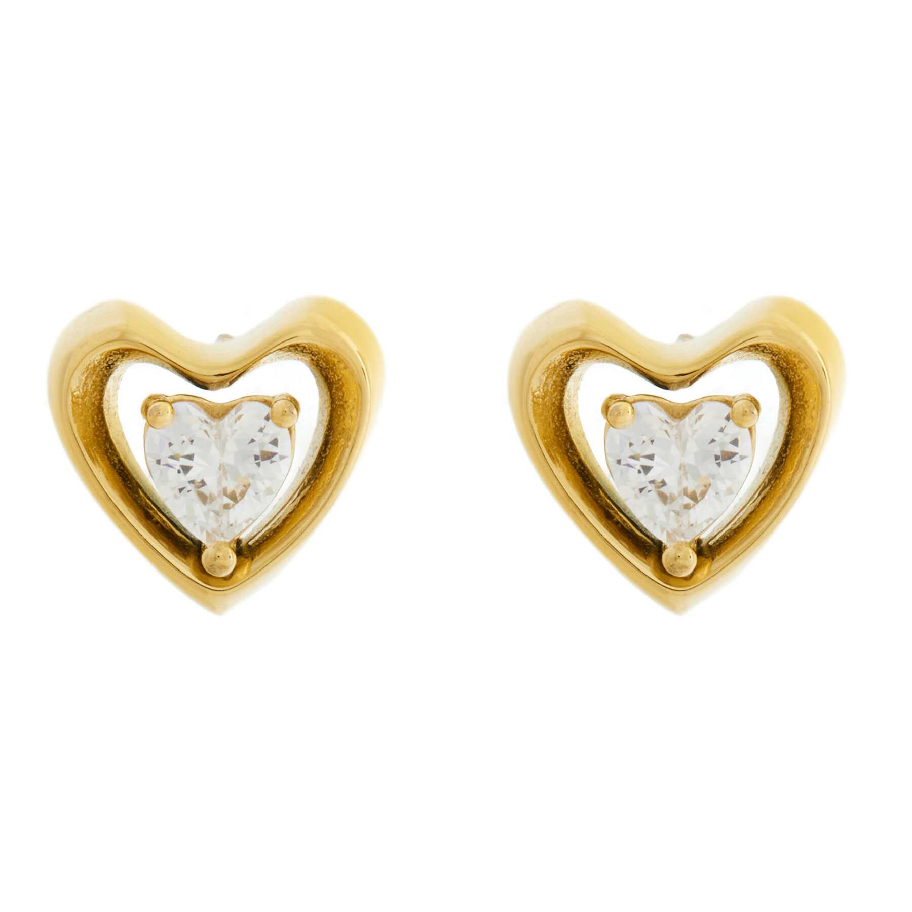 Náušnice Guess JUBE05 024JW Zlatá