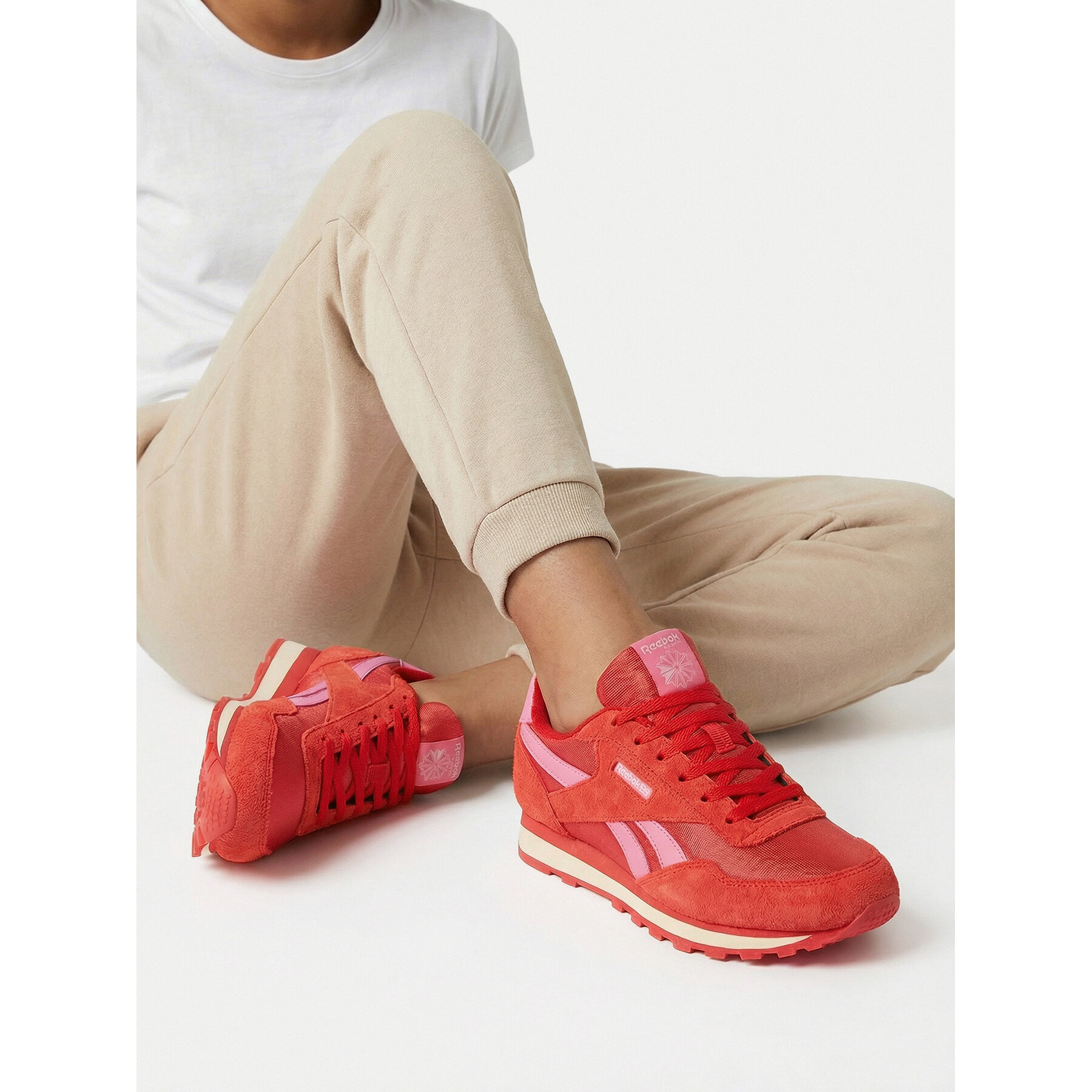 Sneakersy Reebok EO-CLASSIC AZ 100250703 Červená