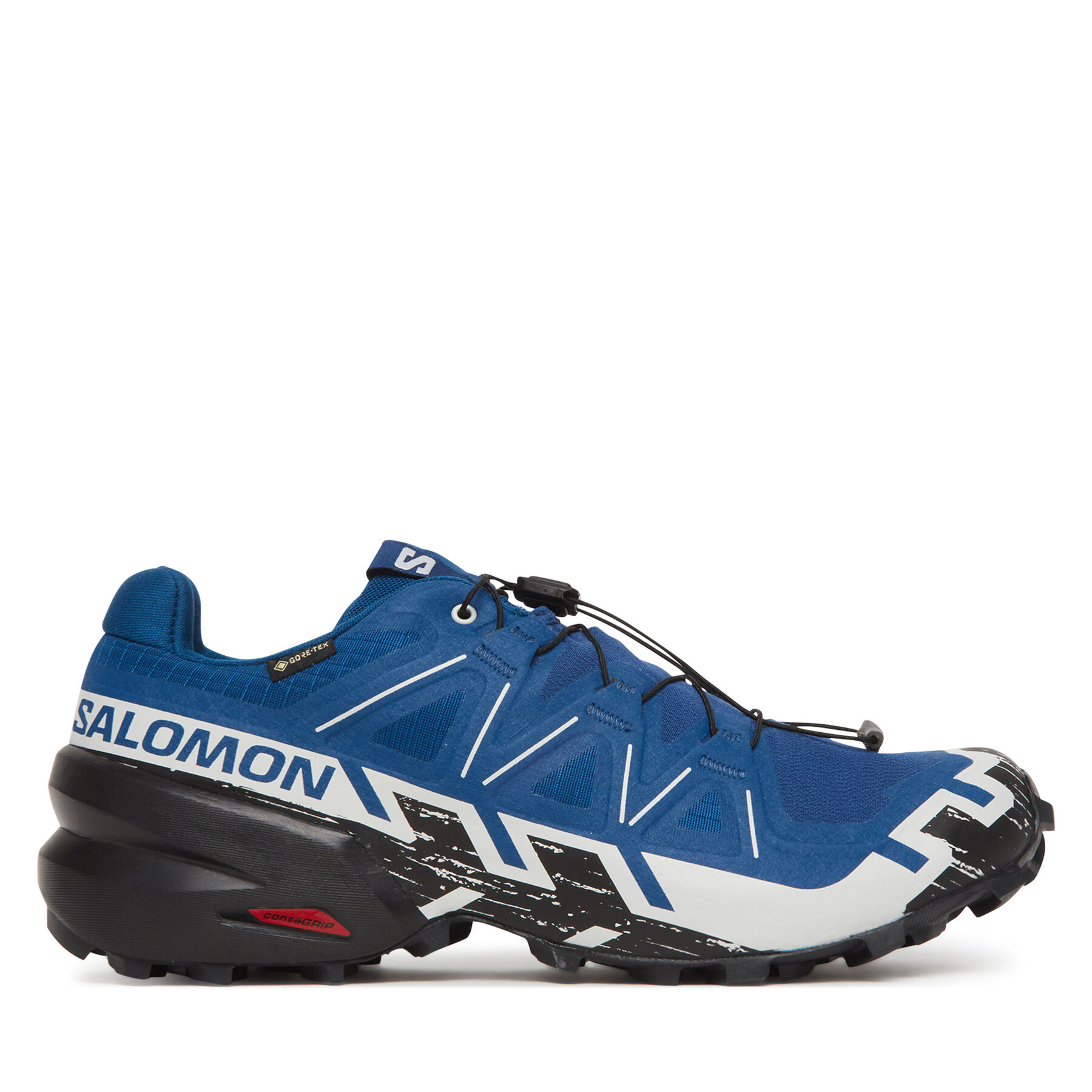 Męskie Buty do biegania Salomon, Rozmiar 40 2/3 Niebieski Speedcross 6 Gore-Tex L47764900