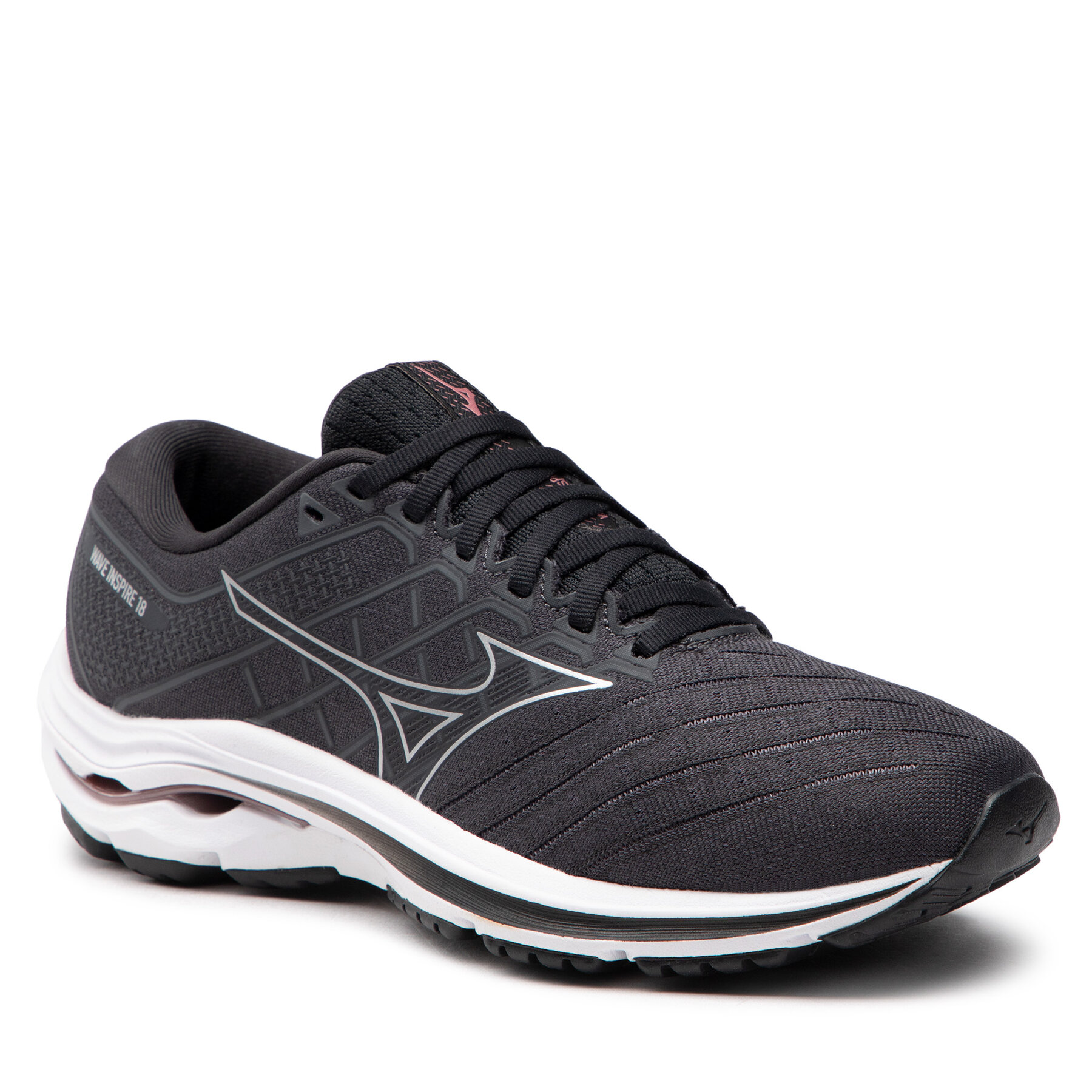 Mizuno Wave Inspire 18 J1GD224404 Black/Silver/Ebony – Обувки