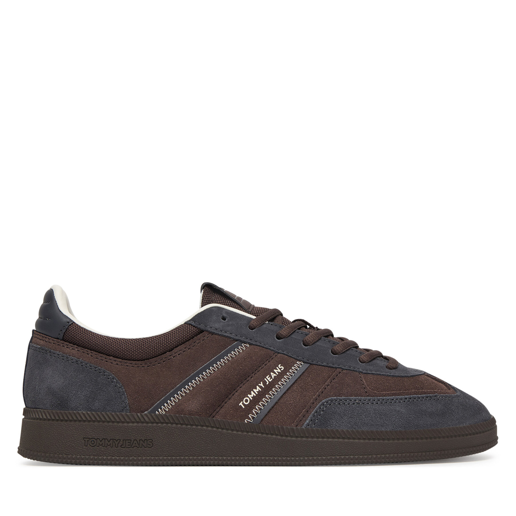 Sneakersy Tommy Jeans The Greenwich Edge Suede EM0EM01662 Hnedá