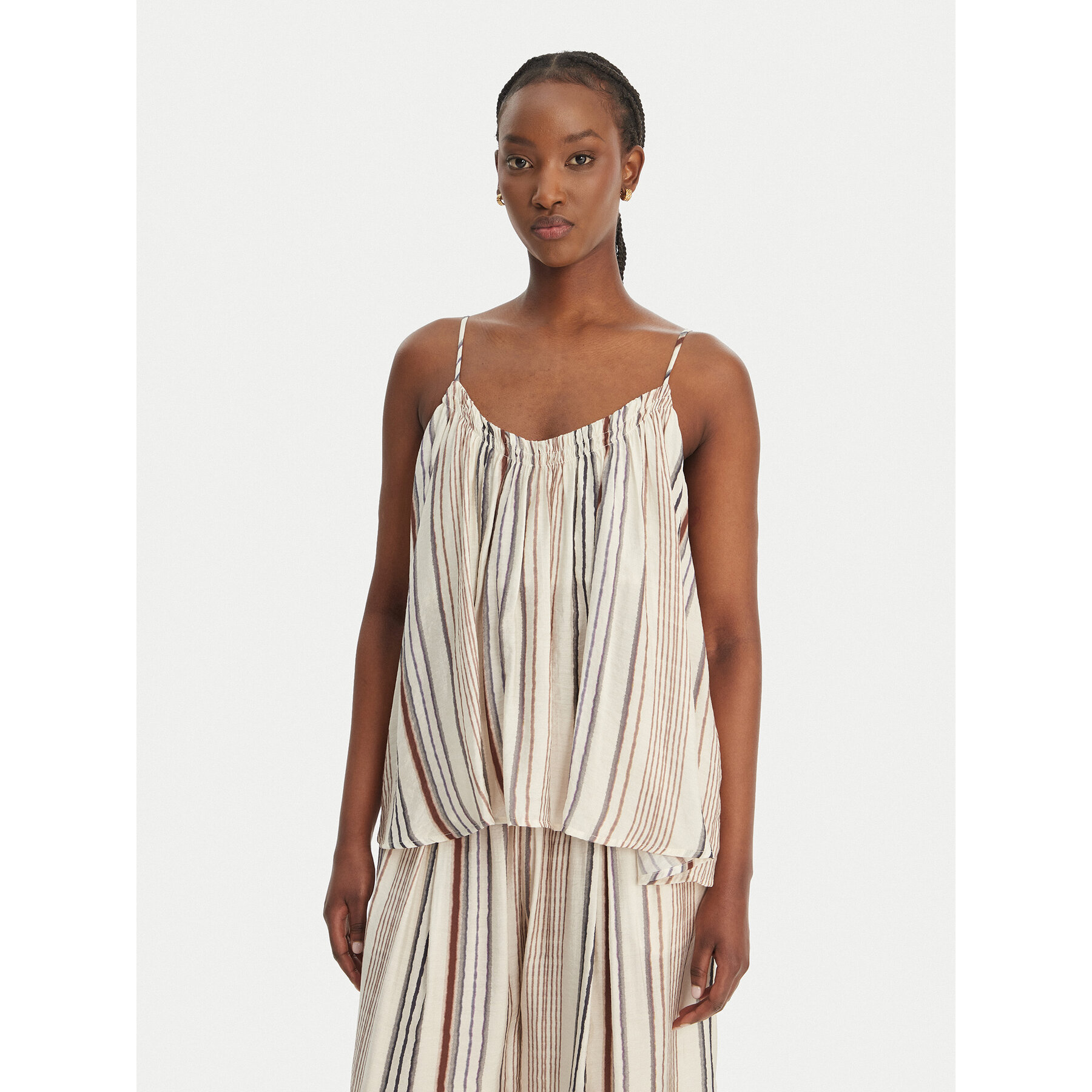 Eleh Top SS260131 Écru Regular Fit